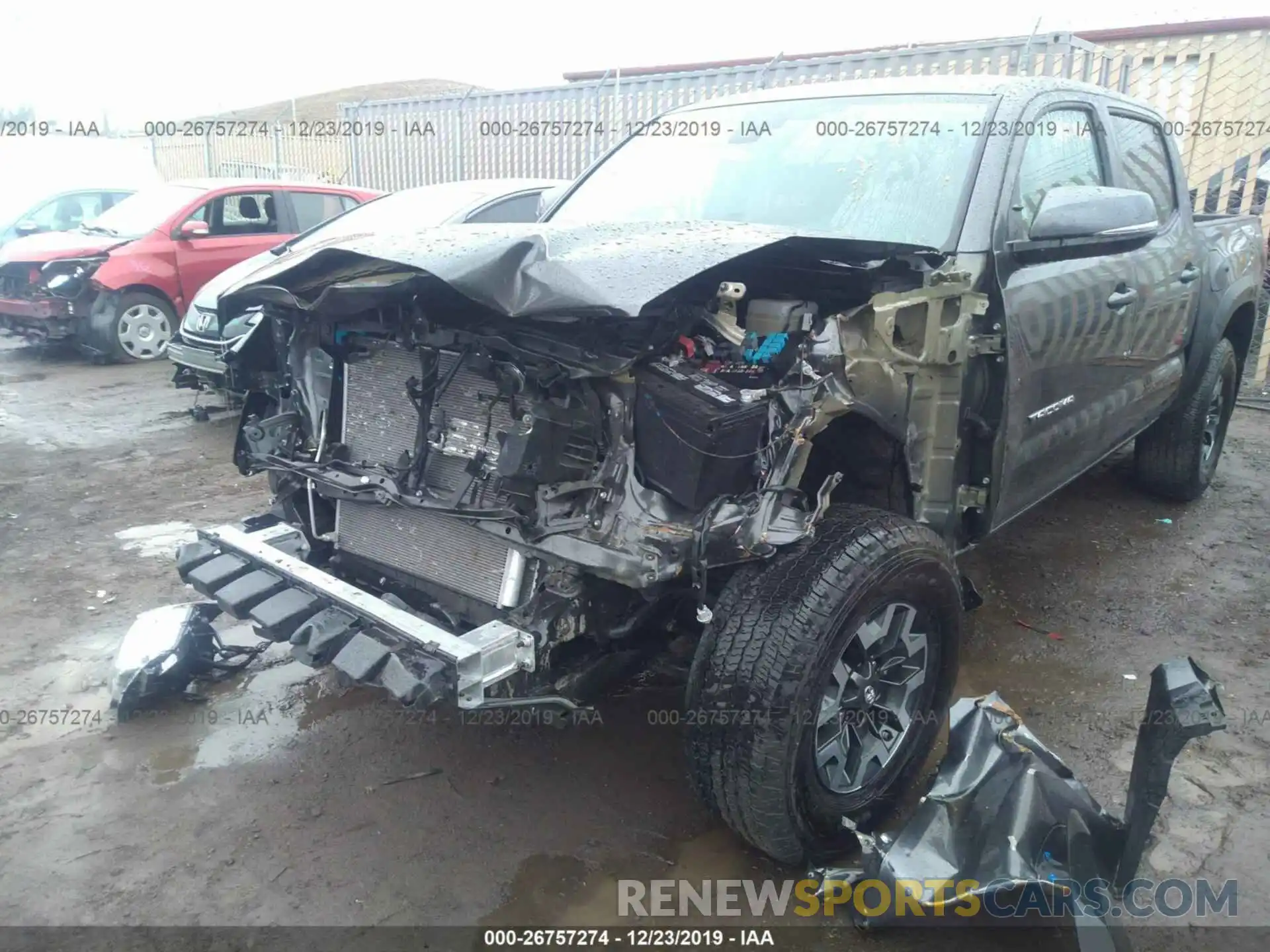 6 Photograph of a damaged car 3TMCZ5AN6KM268397 TOYOTA TACOMA 2019