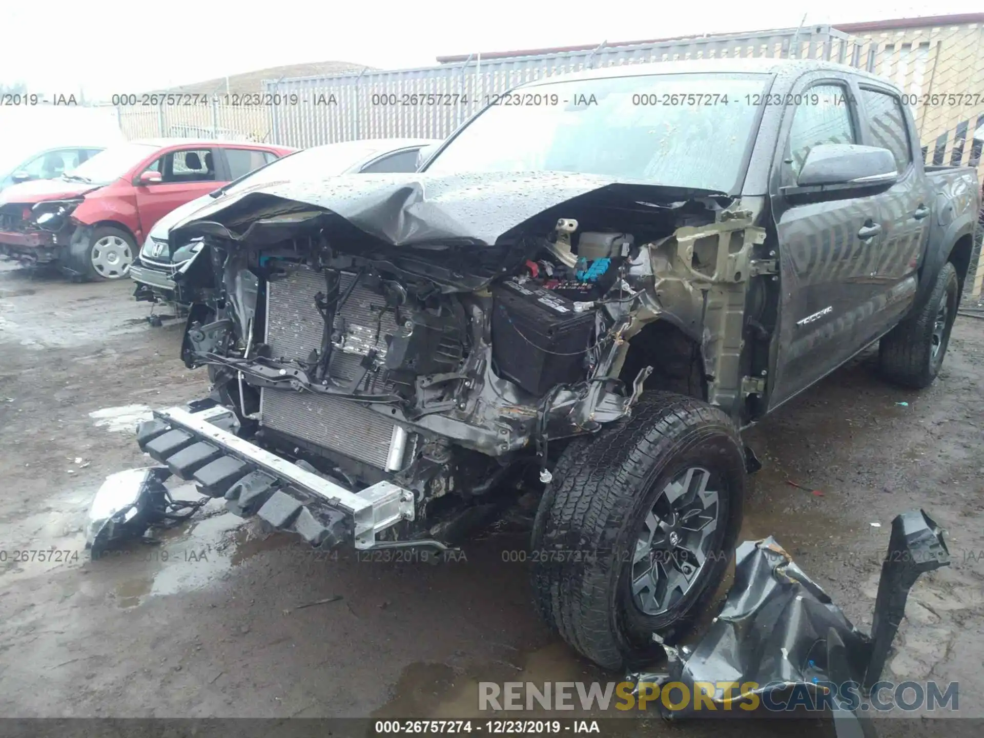 6 Фотография поврежденного автомобиля 3TMCZ5AN6KM268397 TOYOTA TACOMA 2019