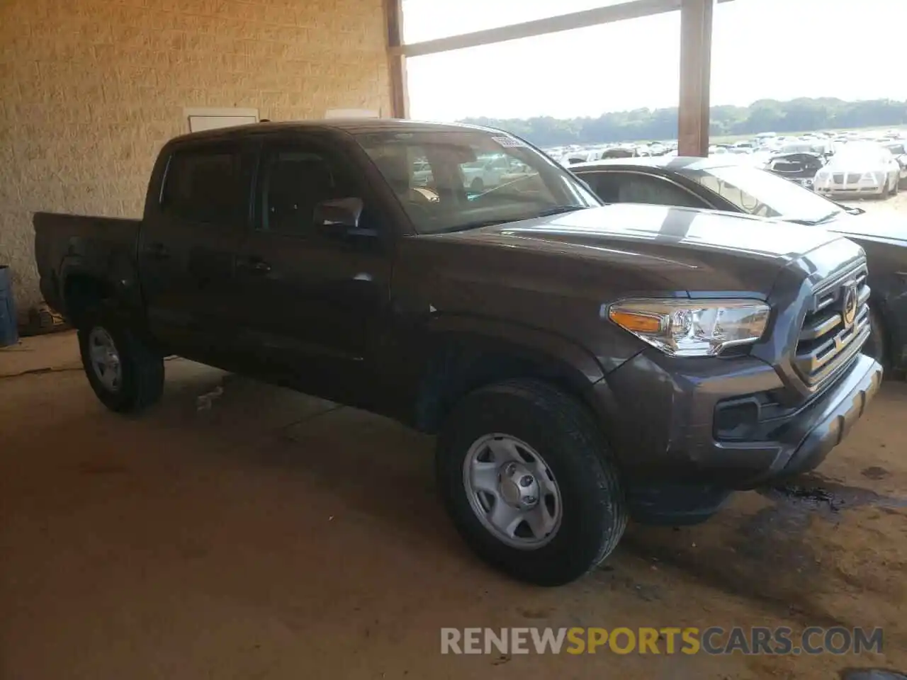 1 Photograph of a damaged car 3TMCZ5AN6KM268478 TOYOTA TACOMA 2019