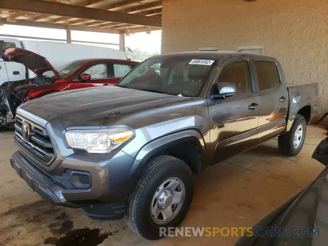 2 Photograph of a damaged car 3TMCZ5AN6KM268478 TOYOTA TACOMA 2019