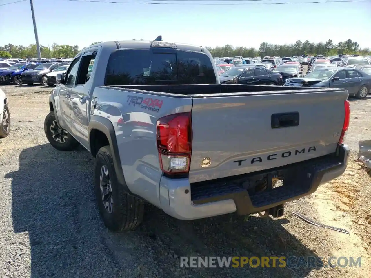 3 Photograph of a damaged car 3TMCZ5AN6KM268531 TOYOTA TACOMA 2019