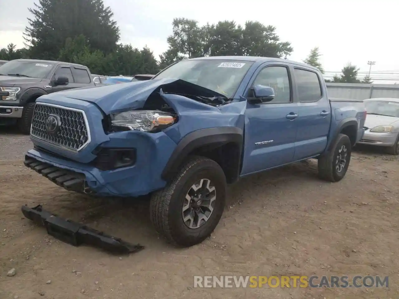 2 Photograph of a damaged car 3TMCZ5AN6KM268741 TOYOTA TACOMA 2019