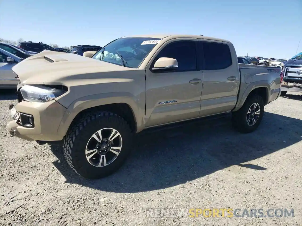 1 Photograph of a damaged car 3TMCZ5AN6KM269517 TOYOTA TACOMA 2019