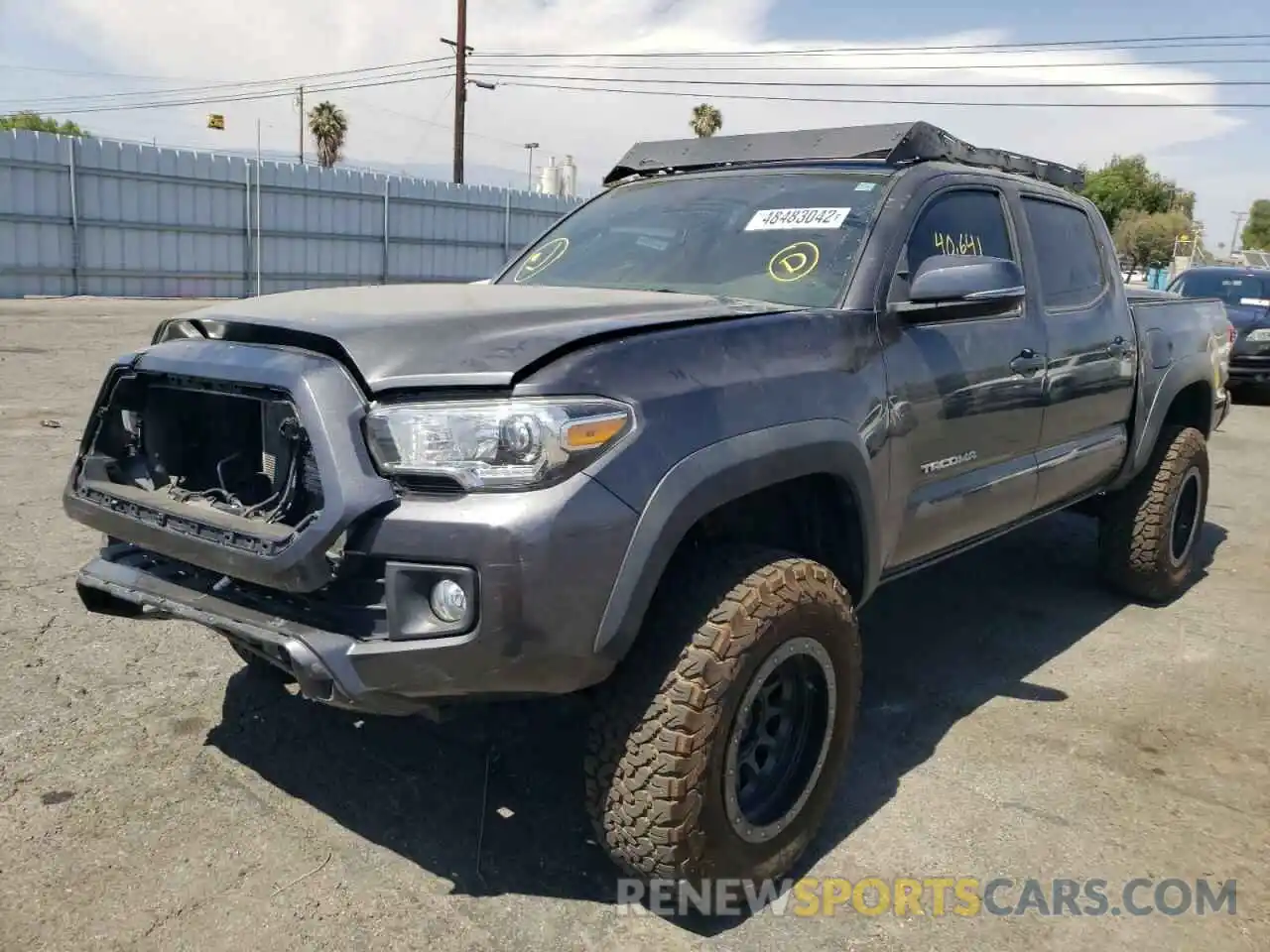 2 Photograph of a damaged car 3TMCZ5AN6KM271042 TOYOTA TACOMA 2019