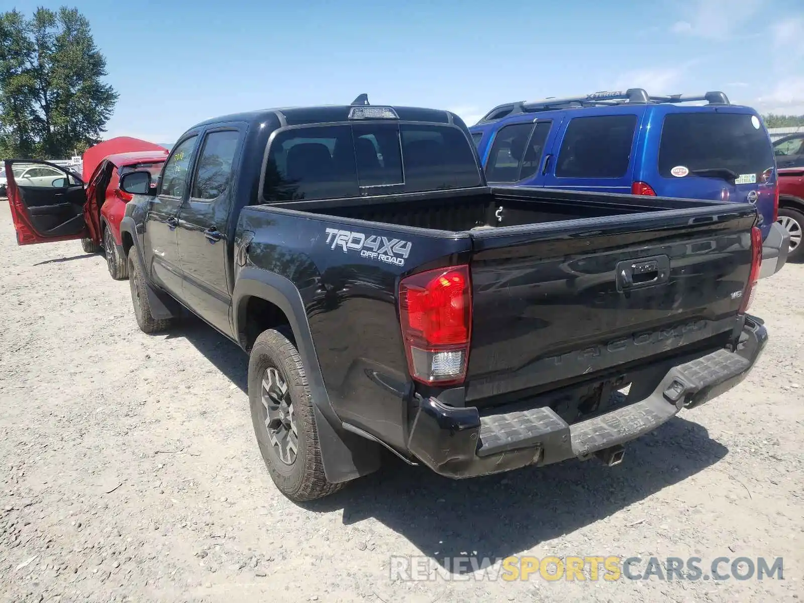 3 Photograph of a damaged car 3TMCZ5AN6KM274894 TOYOTA TACOMA 2019