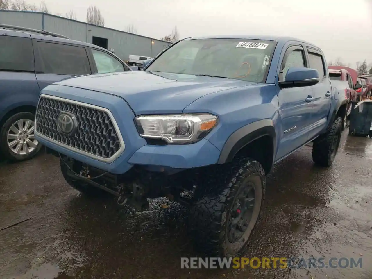 2 Photograph of a damaged car 3TMCZ5AN6KM276385 TOYOTA TACOMA 2019