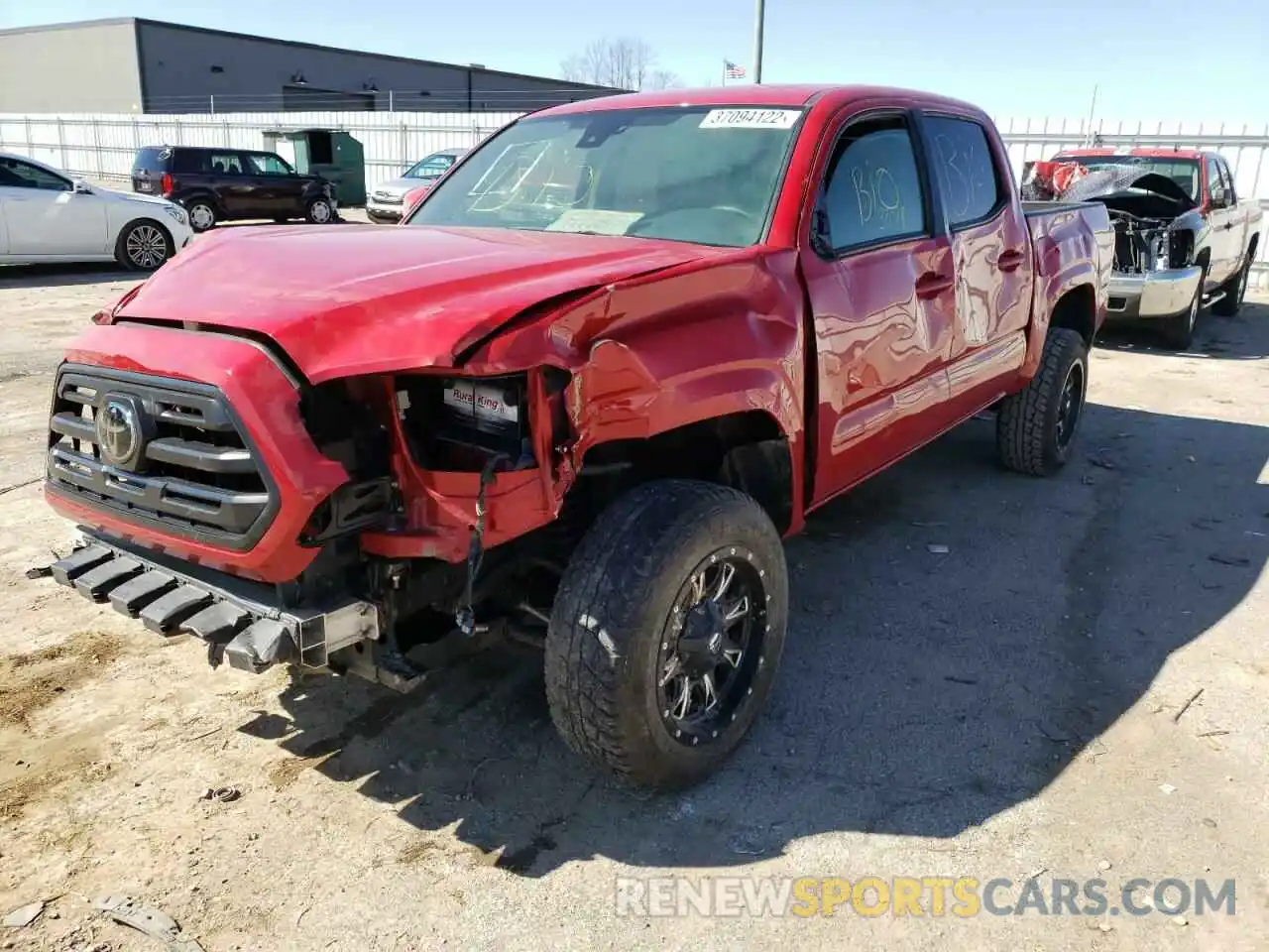 2 Photograph of a damaged car 3TMCZ5AN6KM279755 TOYOTA TACOMA 2019