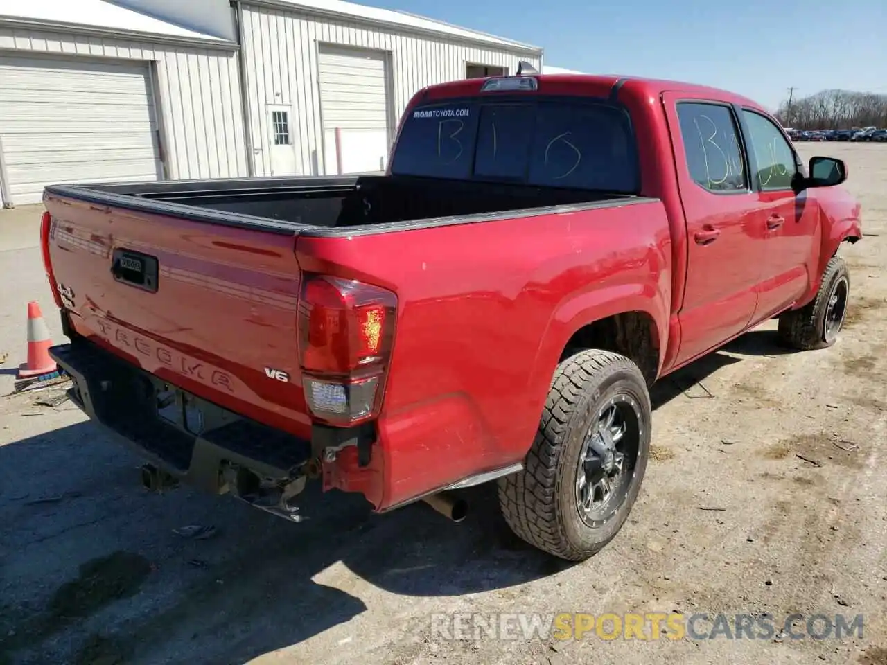 4 Photograph of a damaged car 3TMCZ5AN6KM279755 TOYOTA TACOMA 2019