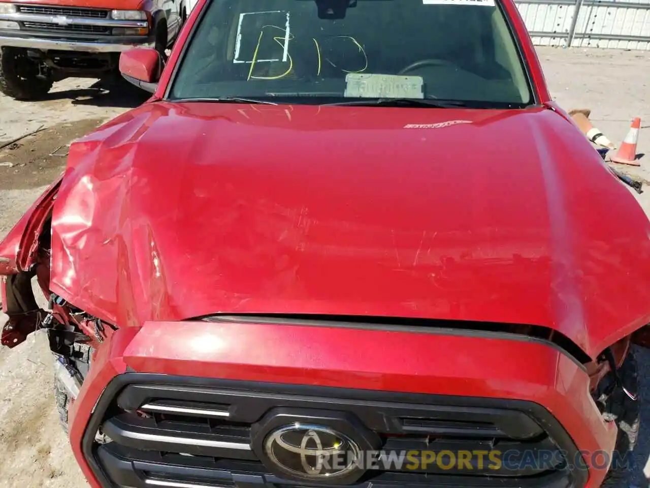 7 Photograph of a damaged car 3TMCZ5AN6KM279755 TOYOTA TACOMA 2019