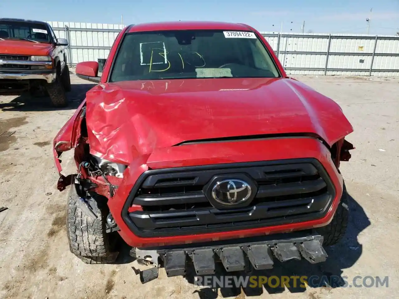 9 Photograph of a damaged car 3TMCZ5AN6KM279755 TOYOTA TACOMA 2019