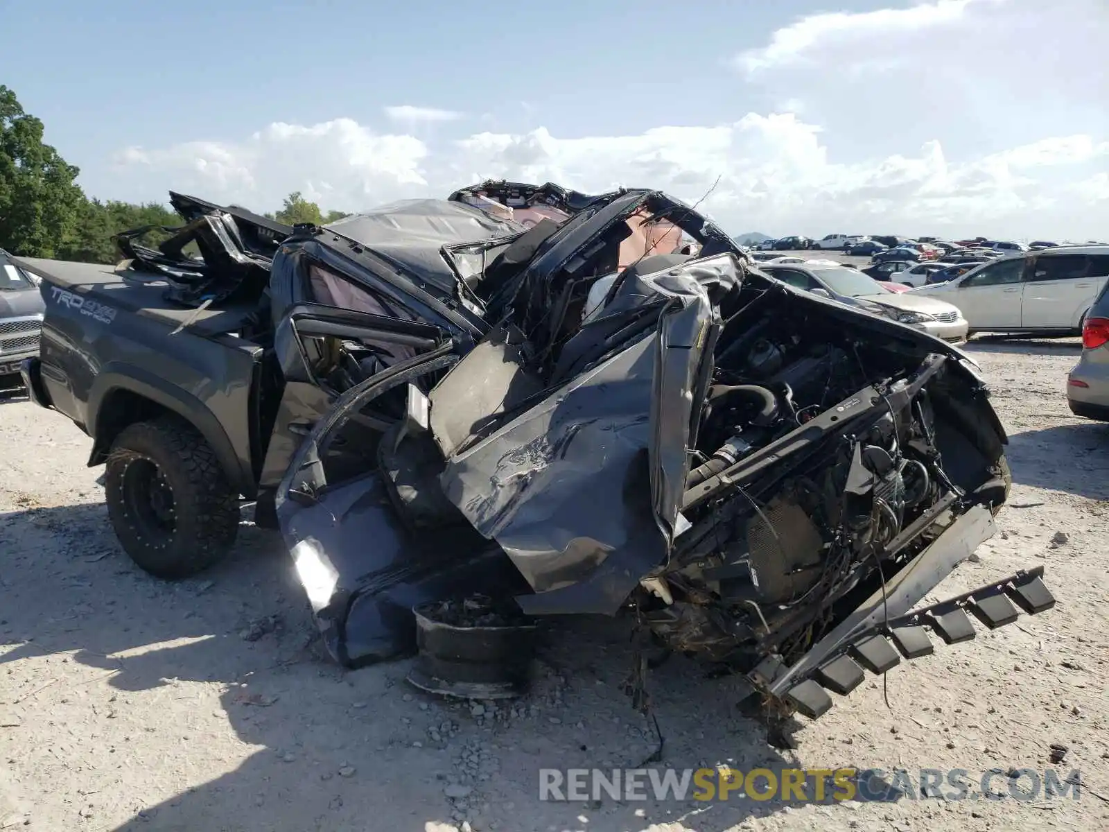 9 Photograph of a damaged car 3TMCZ5AN6KM283661 TOYOTA TACOMA 2019