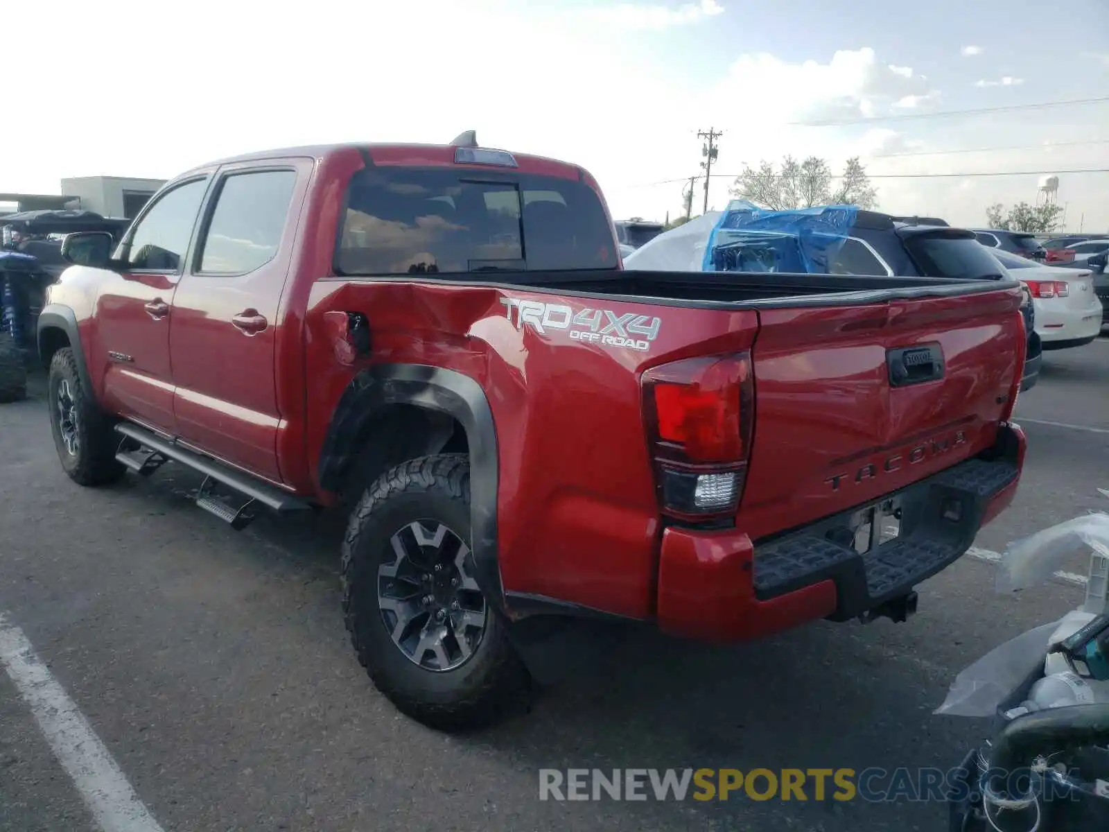 3 Photograph of a damaged car 3TMCZ5AN6KM285832 TOYOTA TACOMA 2019