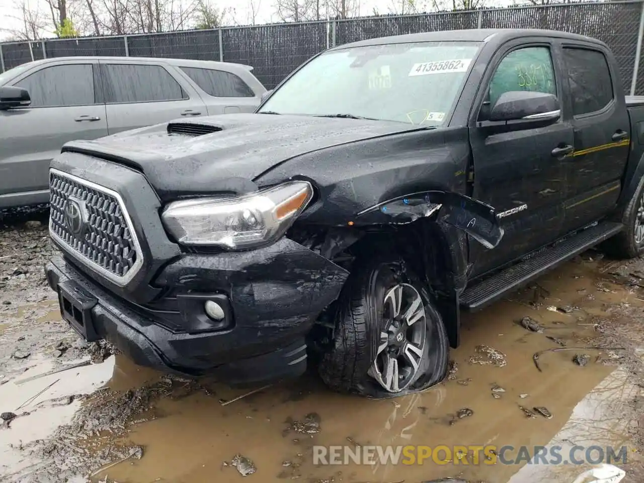 9 Photograph of a damaged car 3TMCZ5AN6KM286477 TOYOTA TACOMA 2019