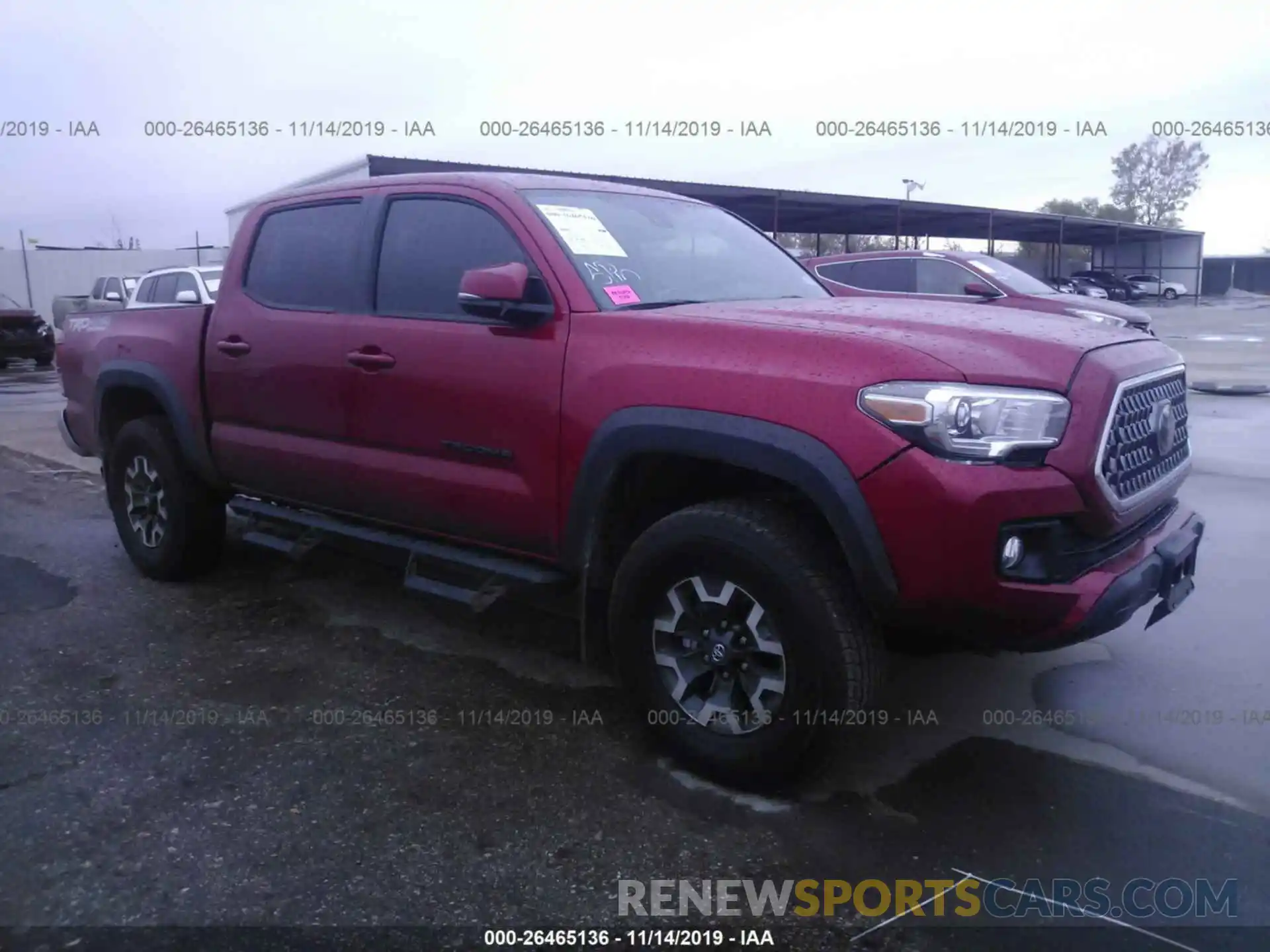 1 Photograph of a damaged car 3TMCZ5AN6KM286544 TOYOTA TACOMA 2019