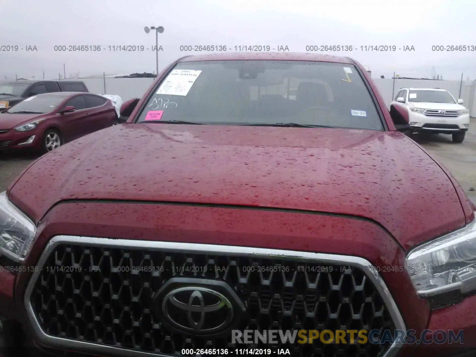 10 Photograph of a damaged car 3TMCZ5AN6KM286544 TOYOTA TACOMA 2019