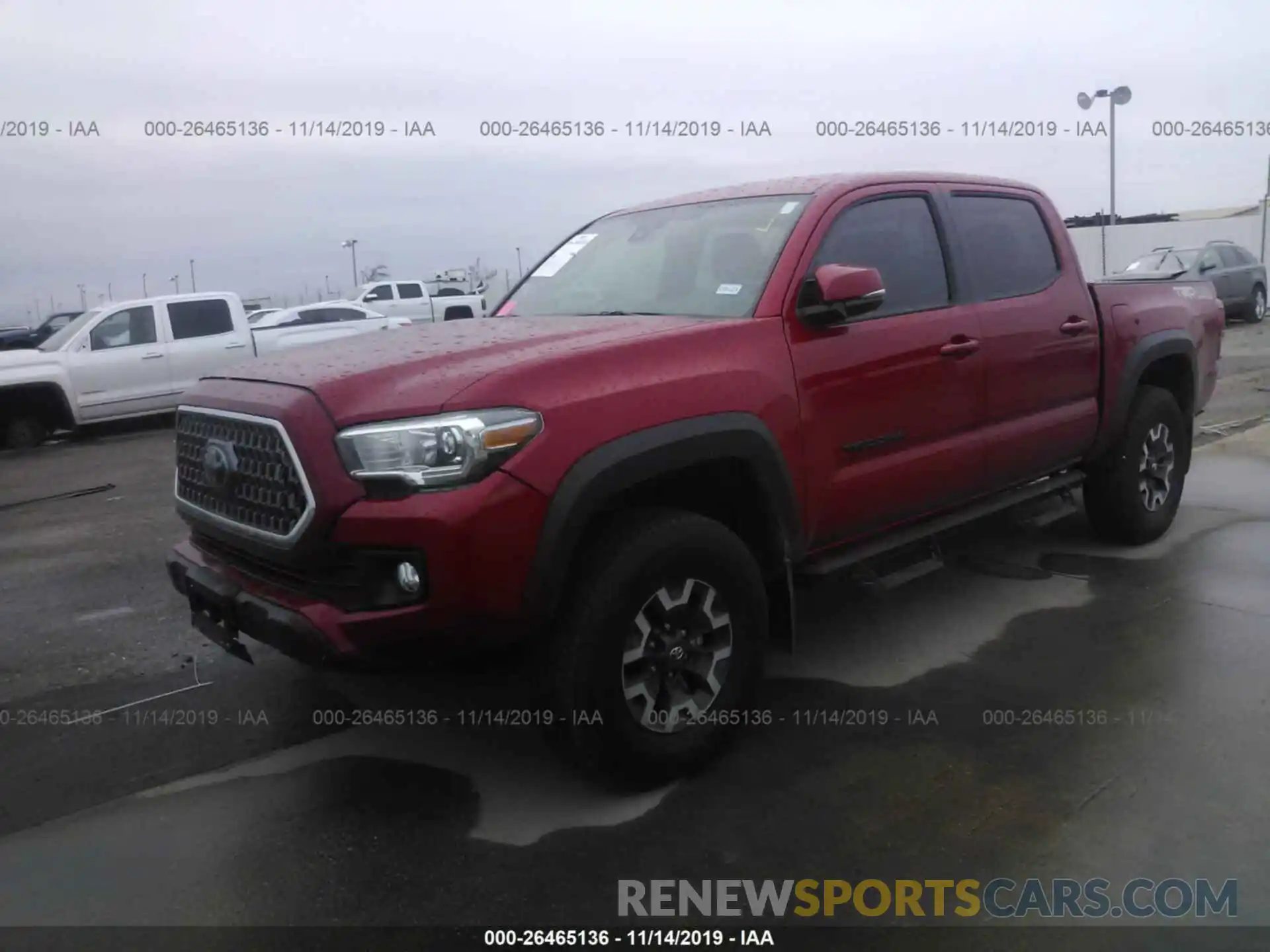 2 Photograph of a damaged car 3TMCZ5AN6KM286544 TOYOTA TACOMA 2019