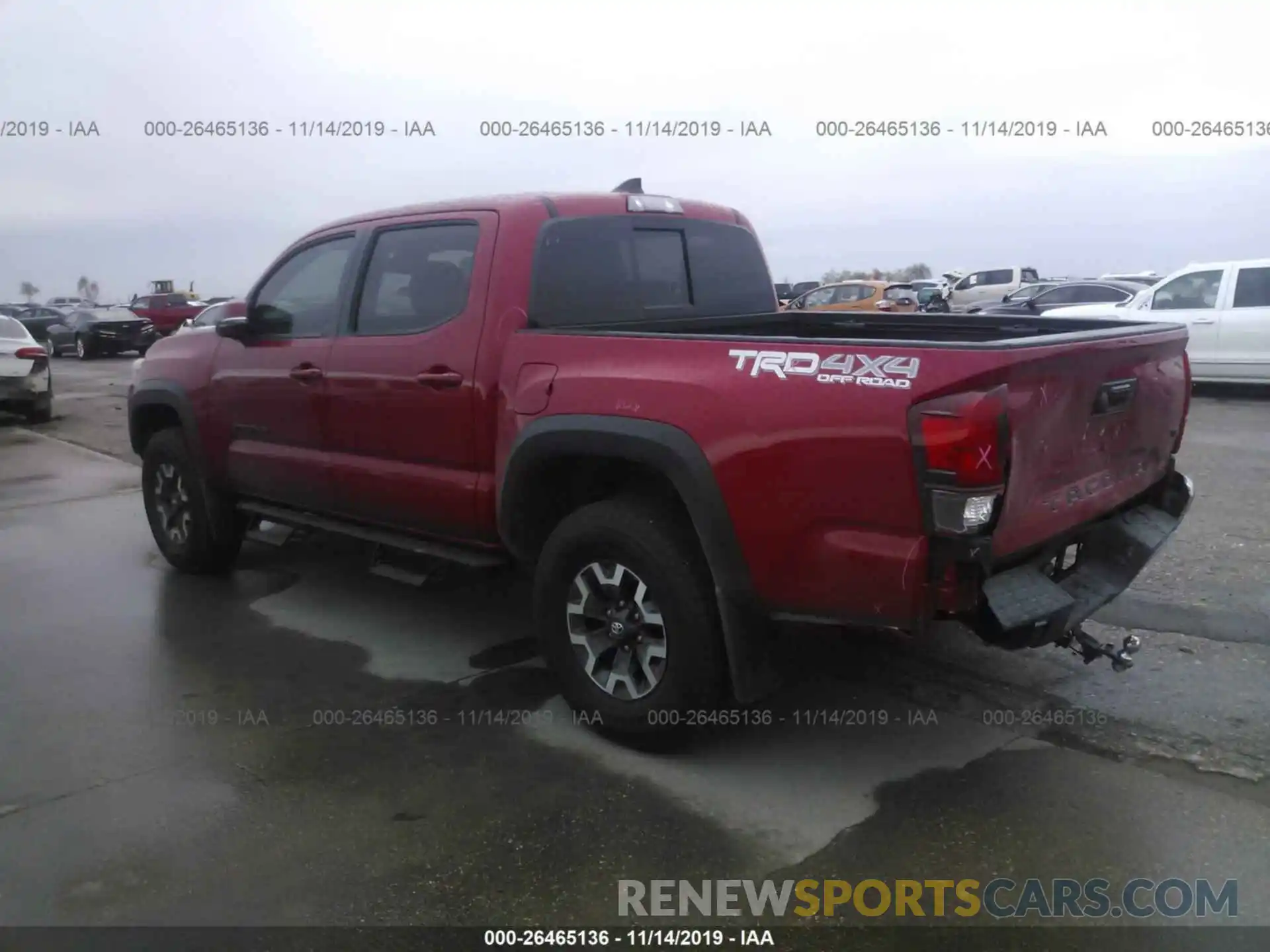 3 Photograph of a damaged car 3TMCZ5AN6KM286544 TOYOTA TACOMA 2019