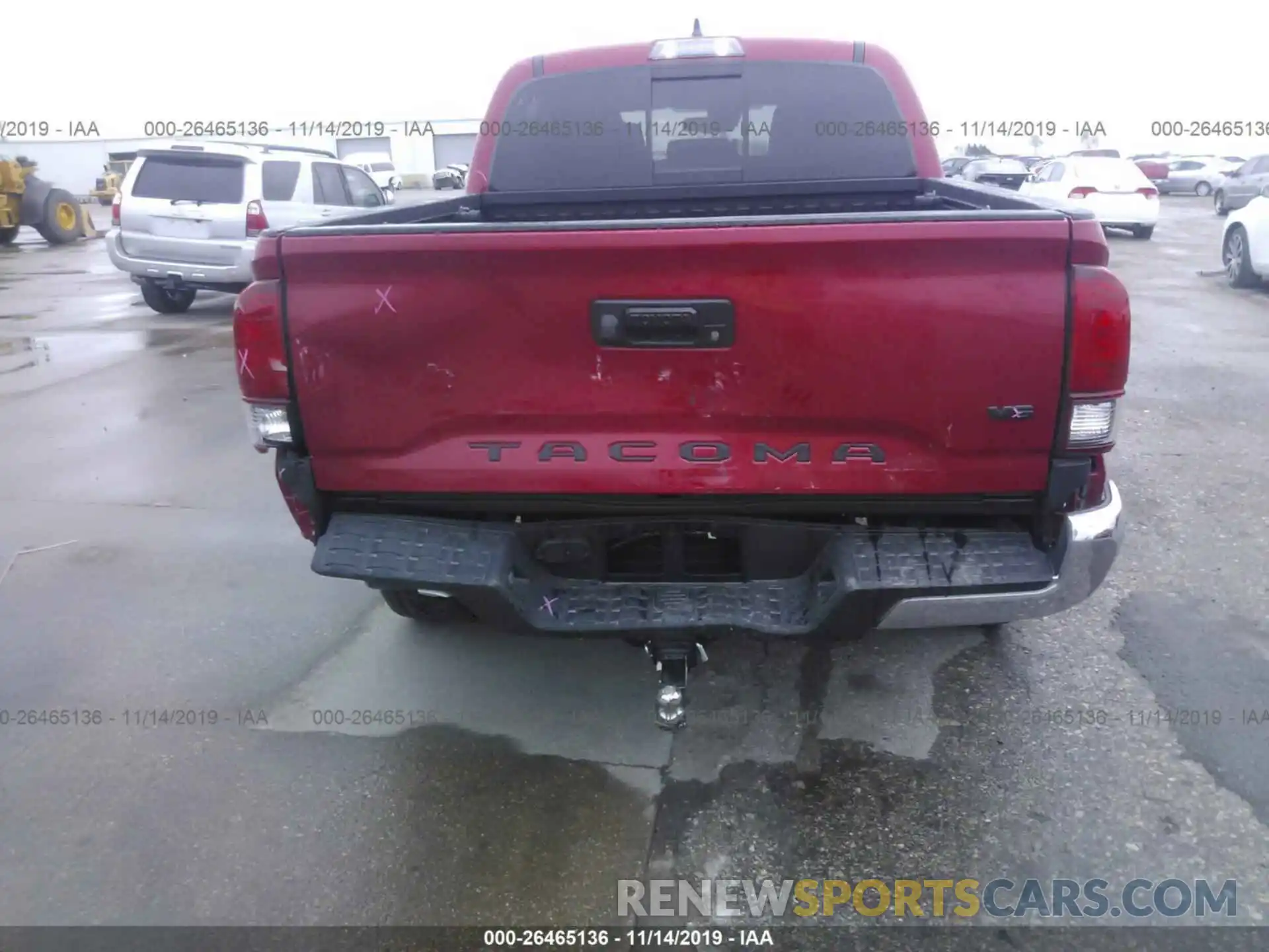 6 Photograph of a damaged car 3TMCZ5AN6KM286544 TOYOTA TACOMA 2019