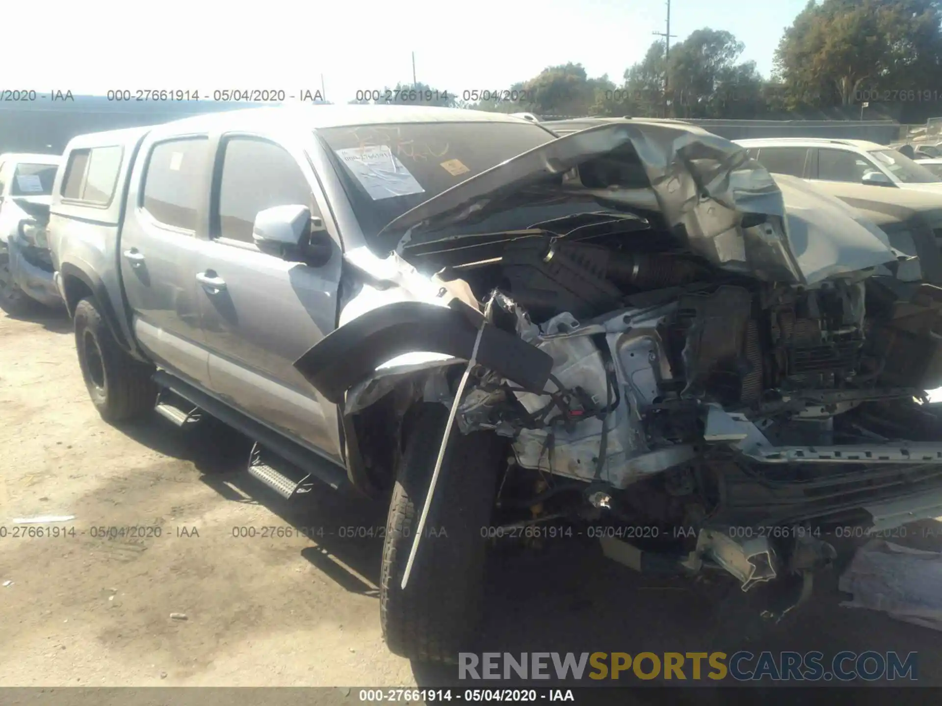 1 Photograph of a damaged car 3TMCZ5AN7KM189420 TOYOTA TACOMA 2019