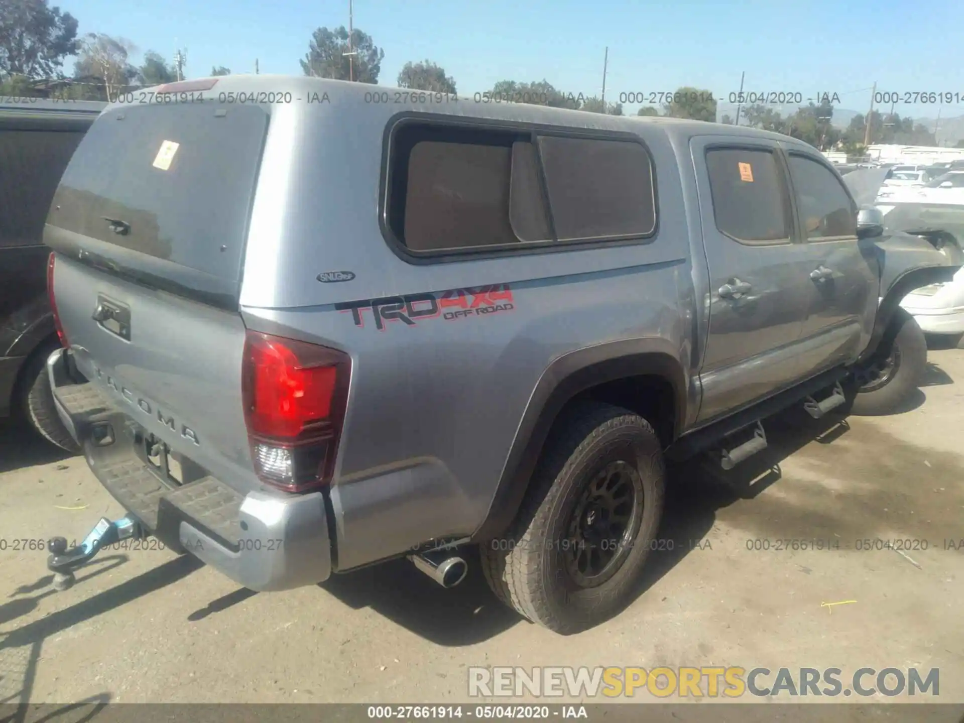 4 Photograph of a damaged car 3TMCZ5AN7KM189420 TOYOTA TACOMA 2019