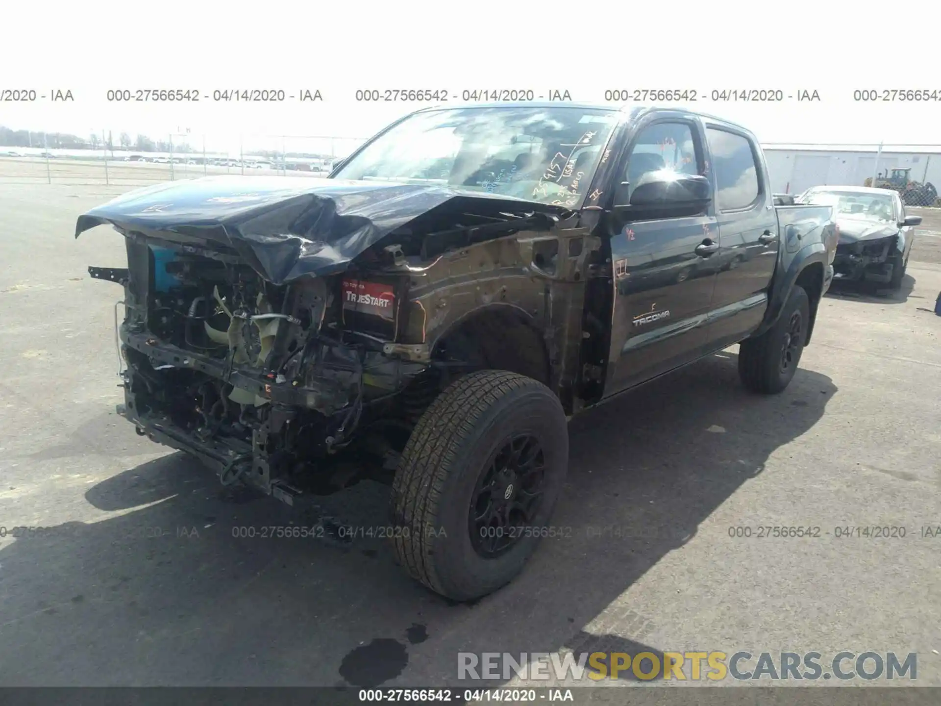 2 Photograph of a damaged car 3TMCZ5AN7KM192379 TOYOTA TACOMA 2019