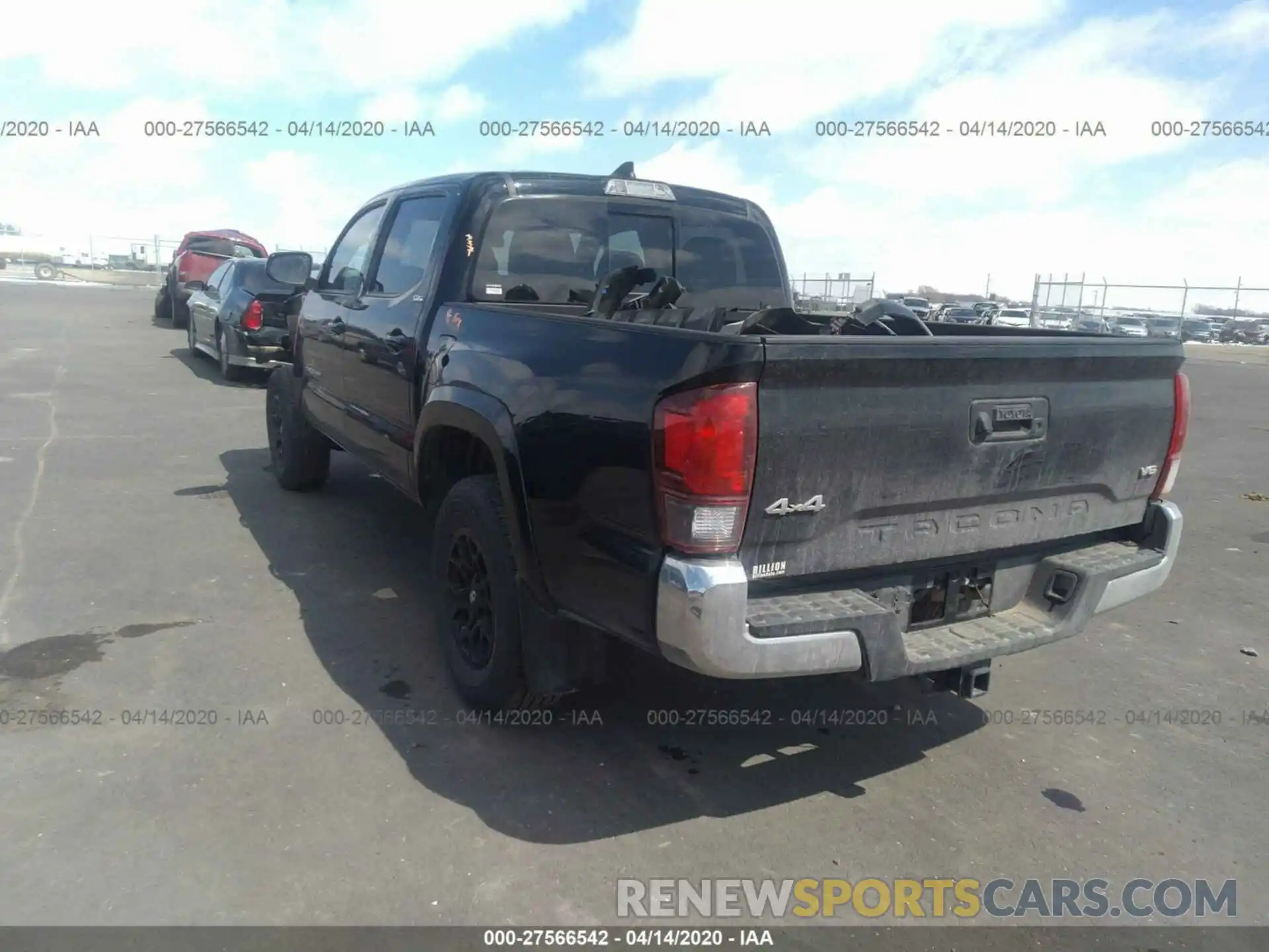 3 Photograph of a damaged car 3TMCZ5AN7KM192379 TOYOTA TACOMA 2019