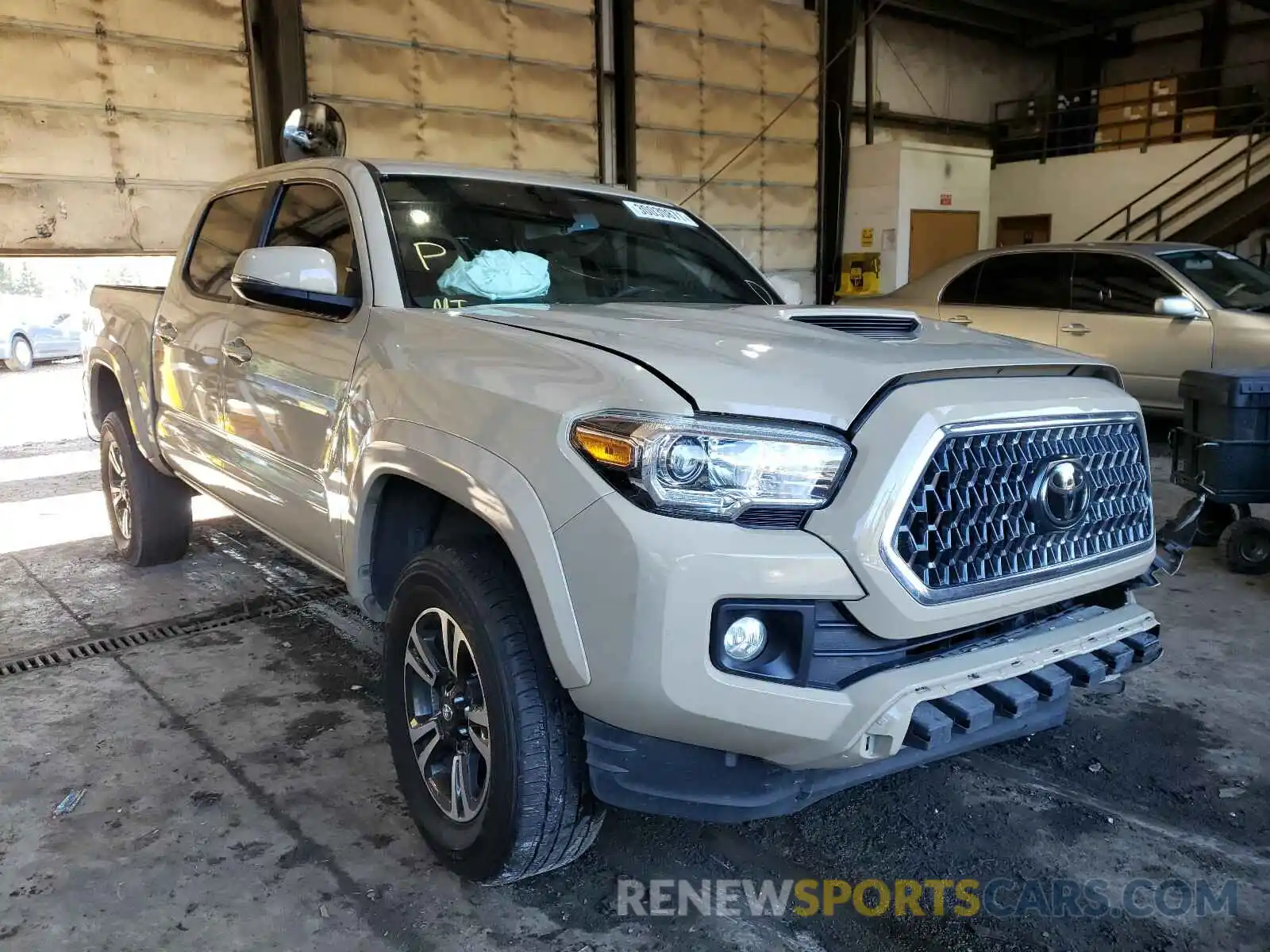 1 Photograph of a damaged car 3TMCZ5AN7KM193905 TOYOTA TACOMA 2019