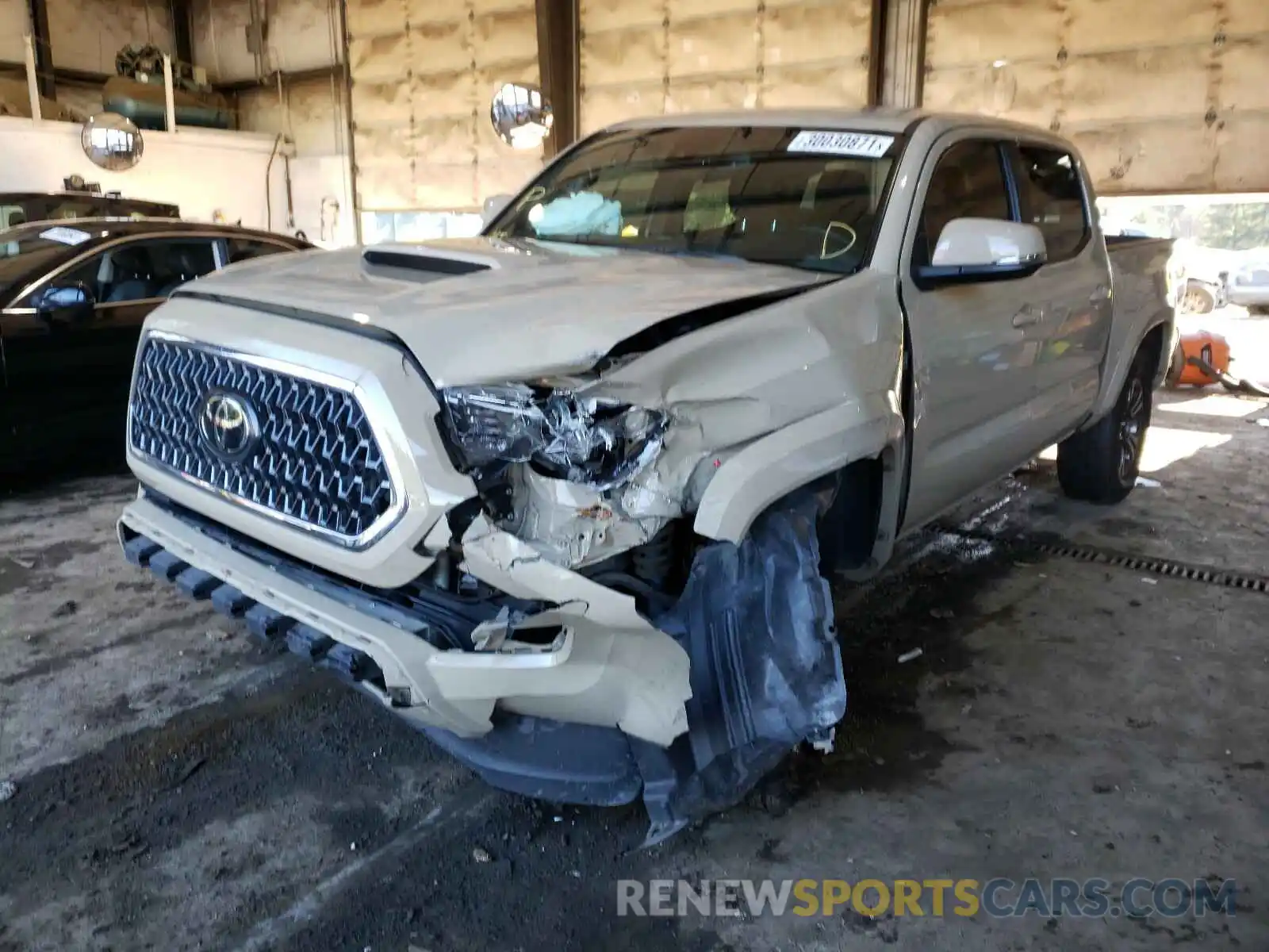 2 Photograph of a damaged car 3TMCZ5AN7KM193905 TOYOTA TACOMA 2019