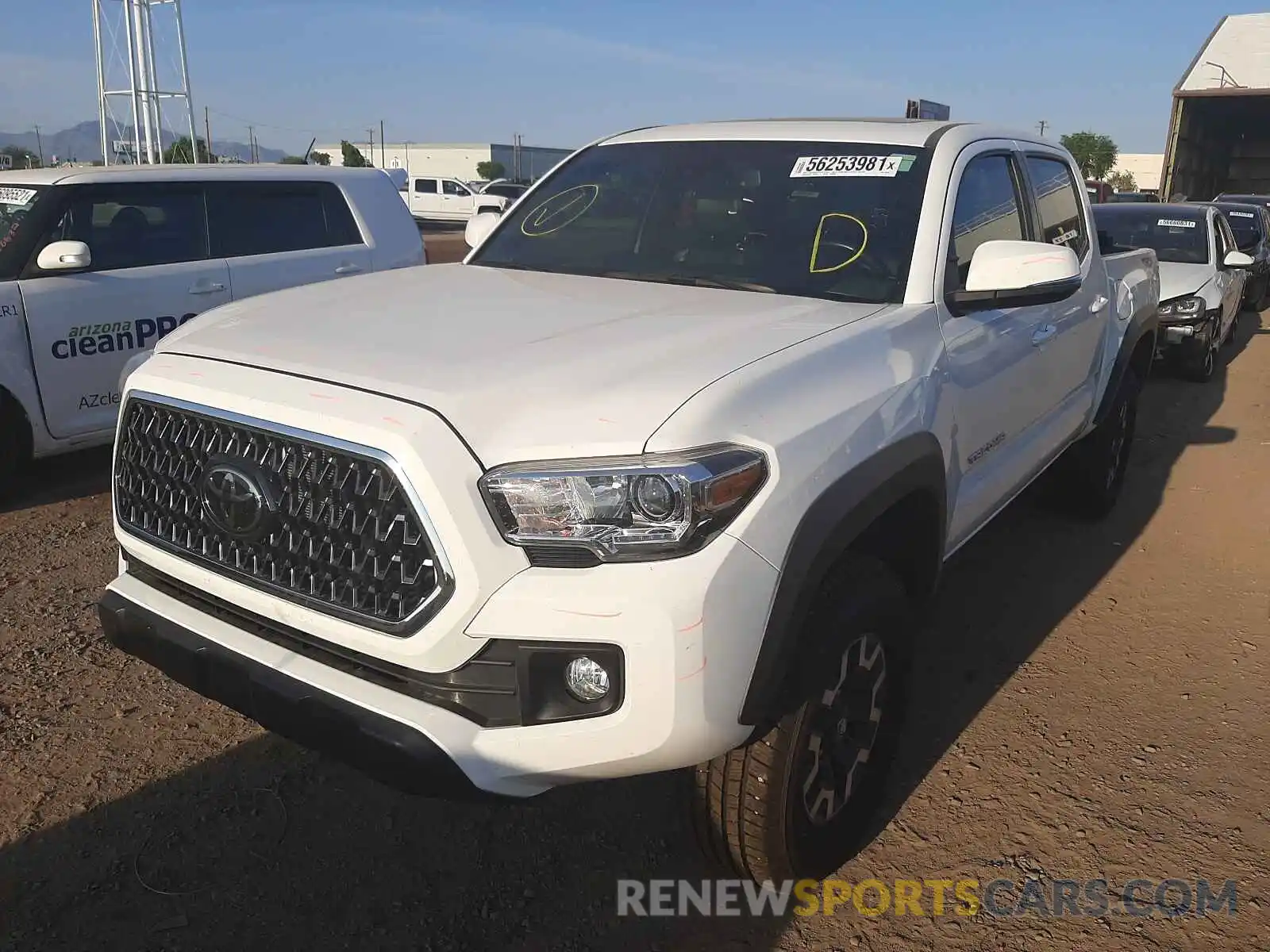 2 Photograph of a damaged car 3TMCZ5AN7KM194116 TOYOTA TACOMA 2019