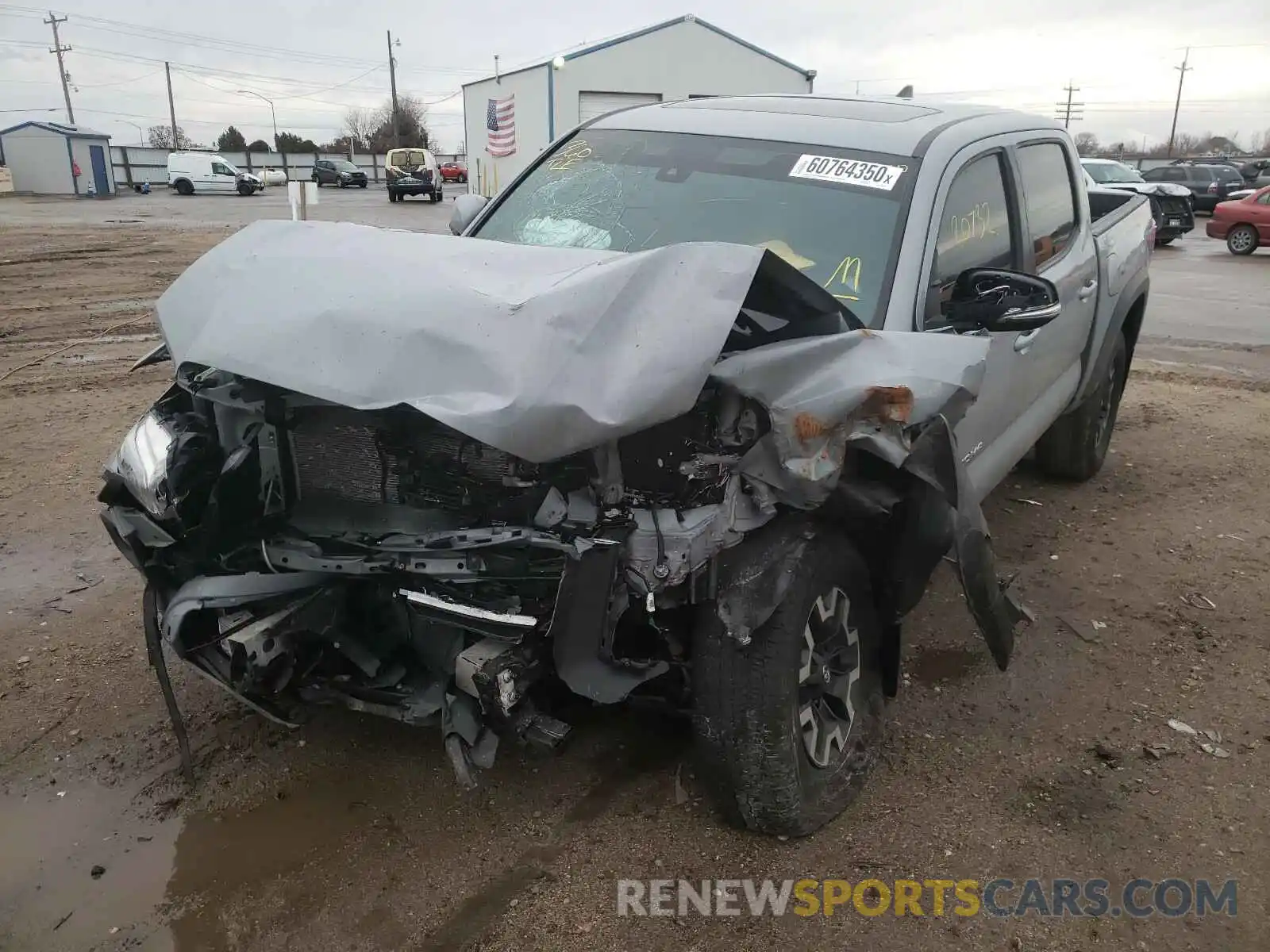 2 Photograph of a damaged car 3TMCZ5AN7KM196416 TOYOTA TACOMA 2019