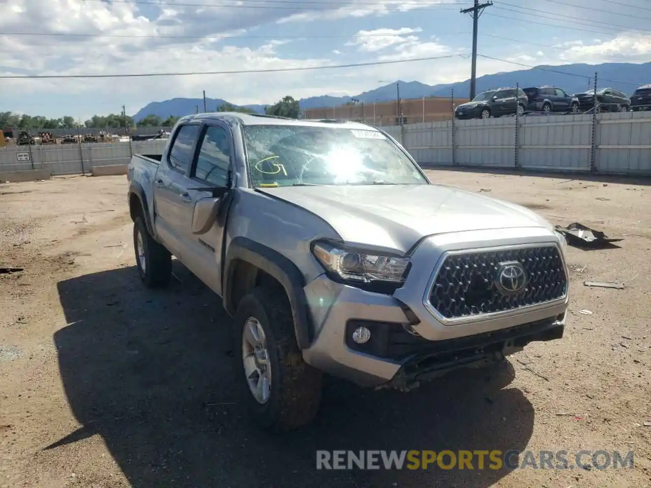 1 Photograph of a damaged car 3TMCZ5AN7KM197727 TOYOTA TACOMA 2019