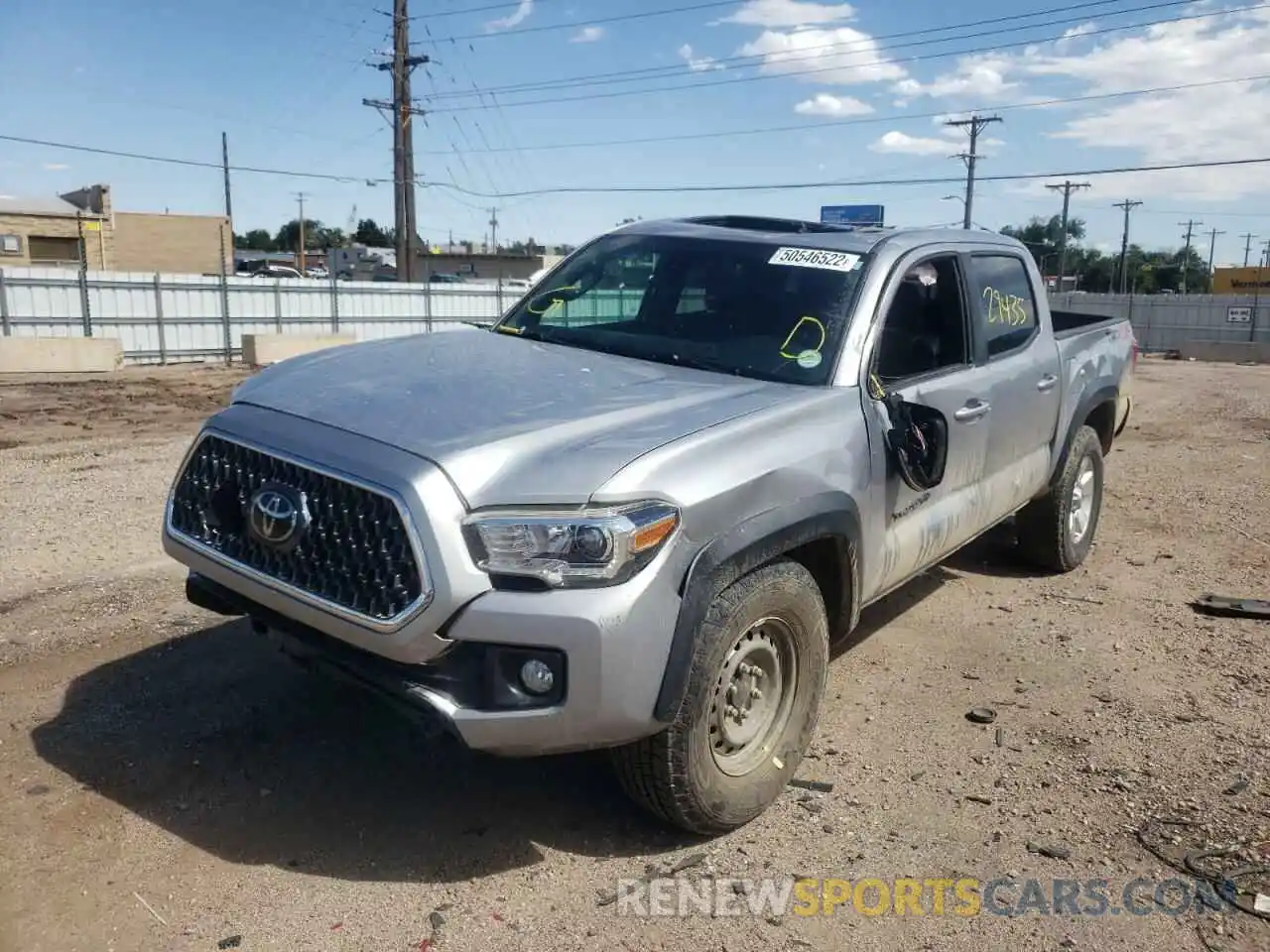 9 Photograph of a damaged car 3TMCZ5AN7KM197727 TOYOTA TACOMA 2019