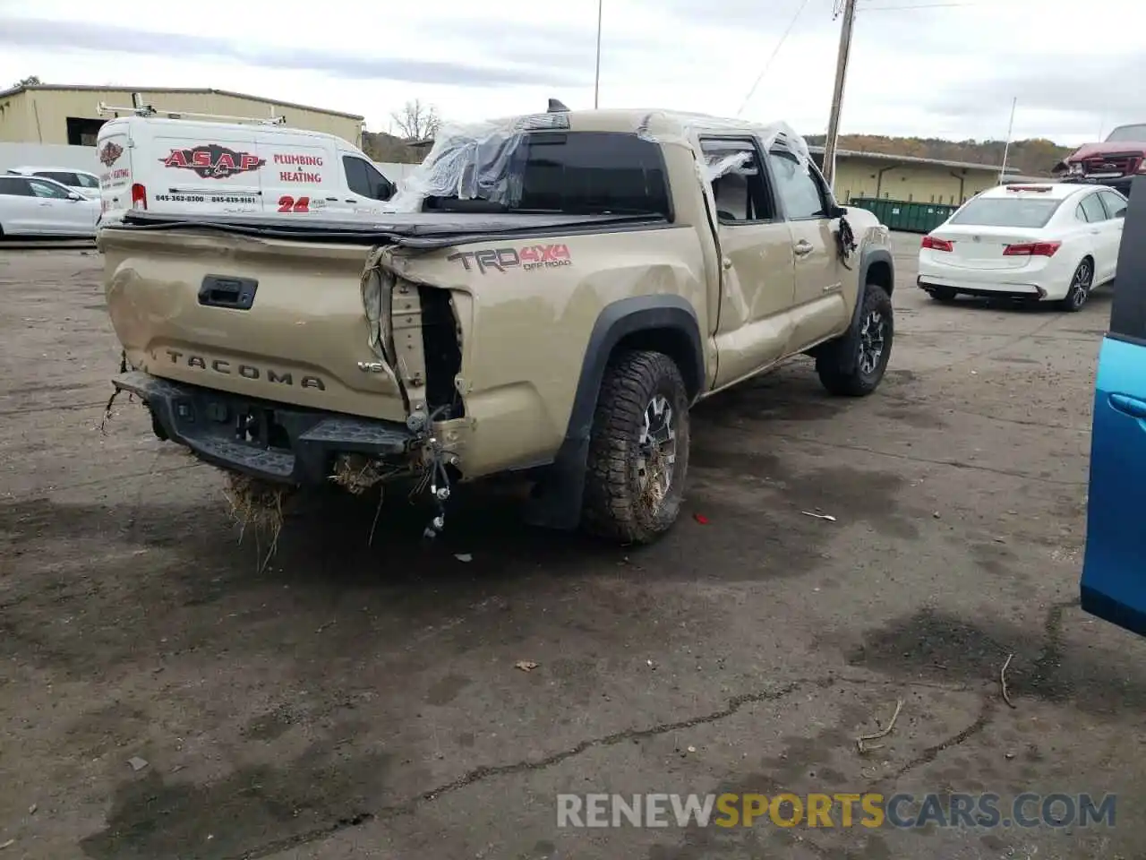 4 Photograph of a damaged car 3TMCZ5AN7KM202182 TOYOTA TACOMA 2019