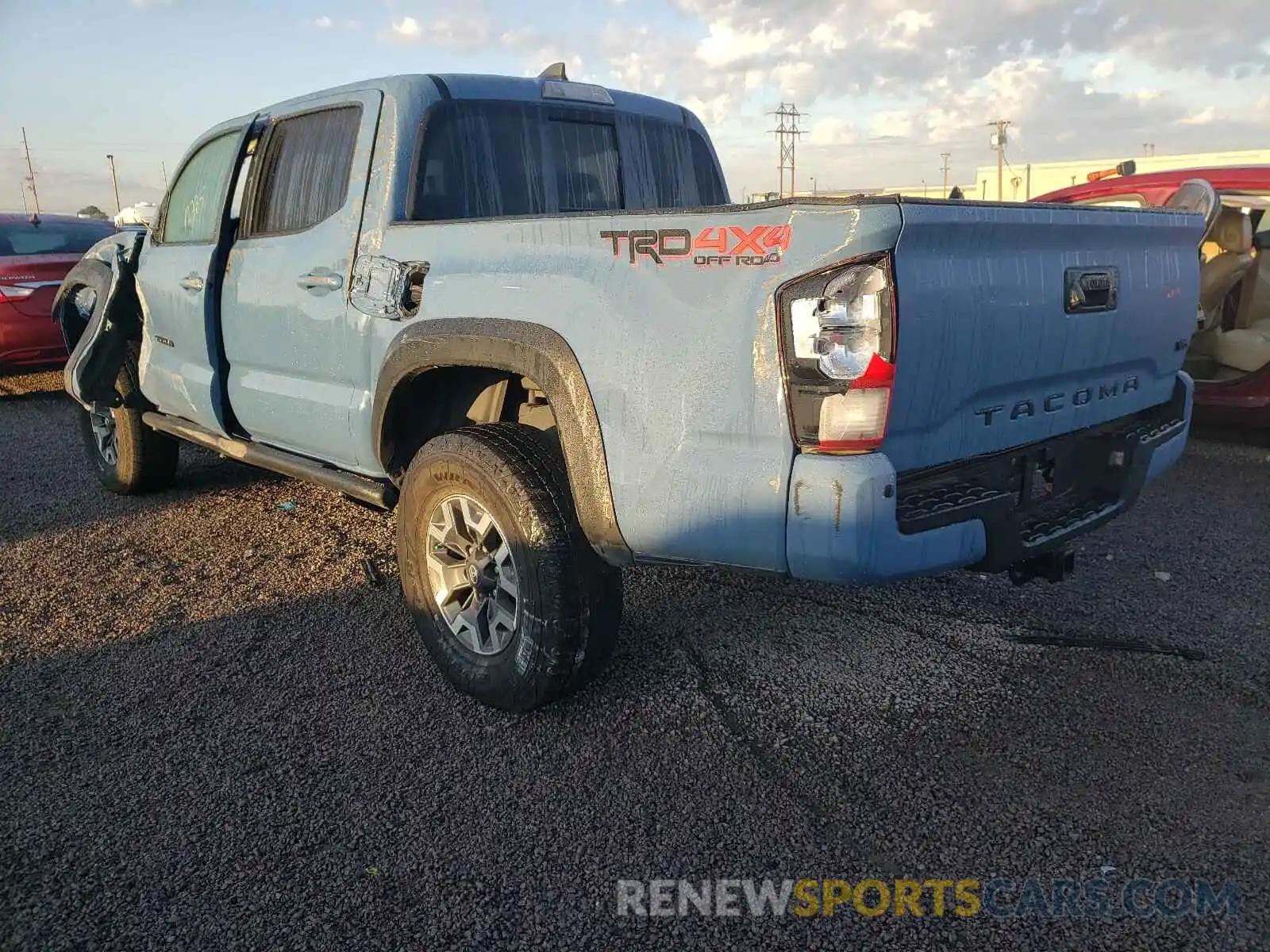 3 Photograph of a damaged car 3TMCZ5AN7KM203459 TOYOTA TACOMA 2019