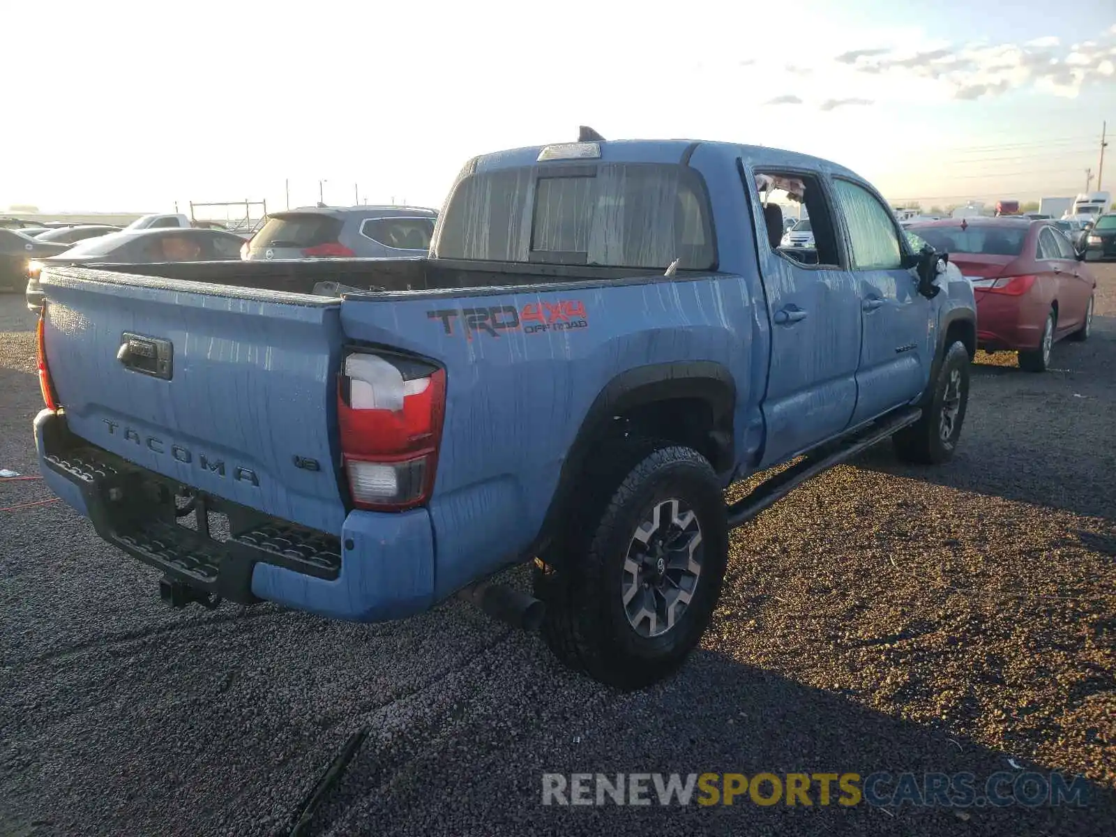 4 Photograph of a damaged car 3TMCZ5AN7KM203459 TOYOTA TACOMA 2019