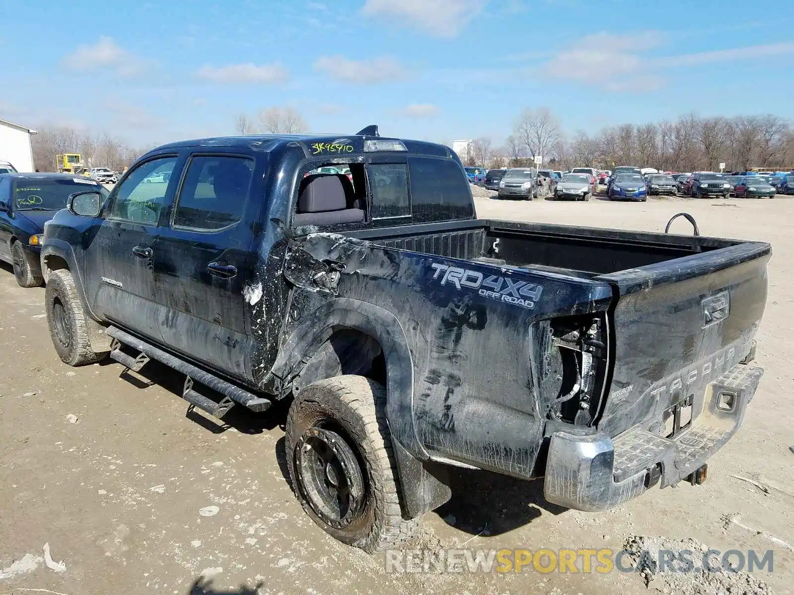 3 Photograph of a damaged car 3TMCZ5AN7KM203834 TOYOTA TACOMA 2019