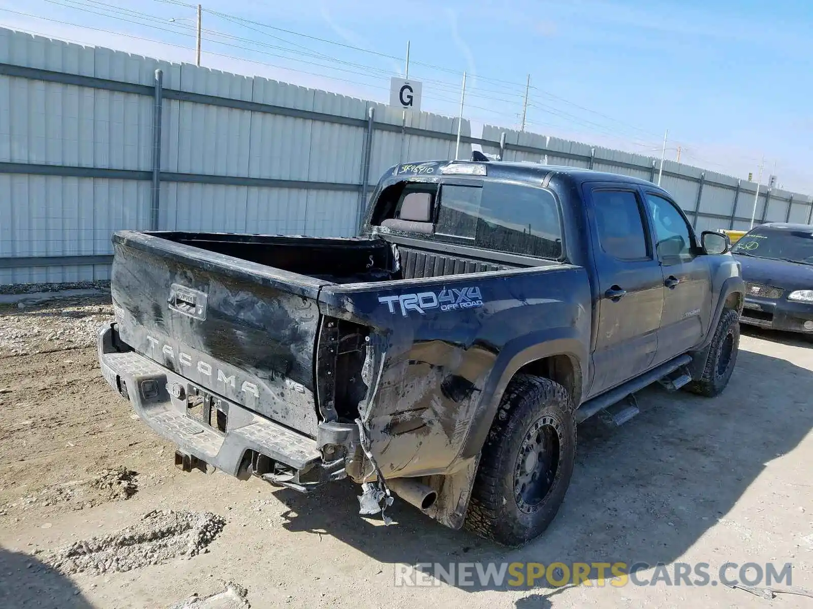 4 Photograph of a damaged car 3TMCZ5AN7KM203834 TOYOTA TACOMA 2019