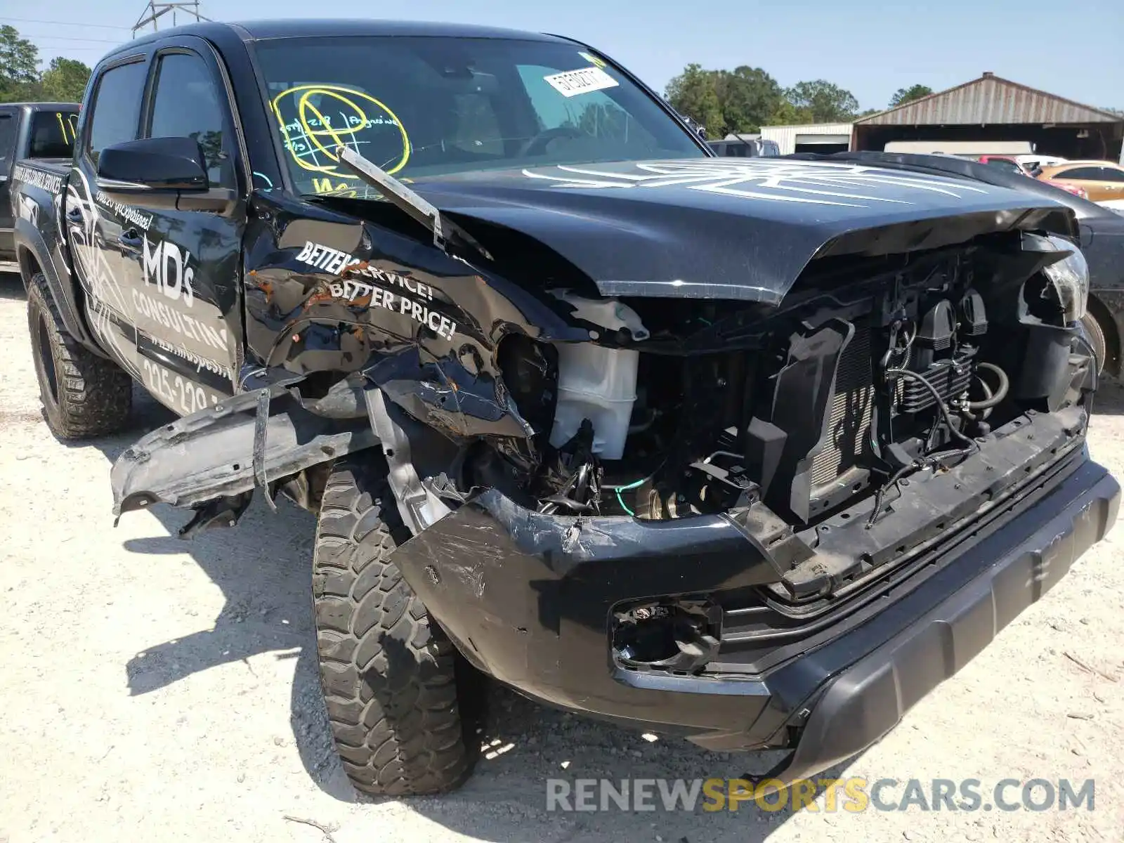 1 Photograph of a damaged car 3TMCZ5AN7KM204501 TOYOTA TACOMA 2019