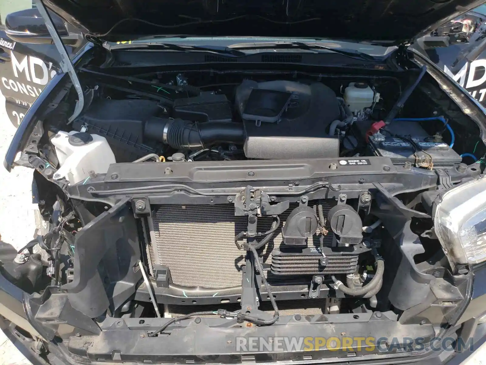 7 Photograph of a damaged car 3TMCZ5AN7KM204501 TOYOTA TACOMA 2019