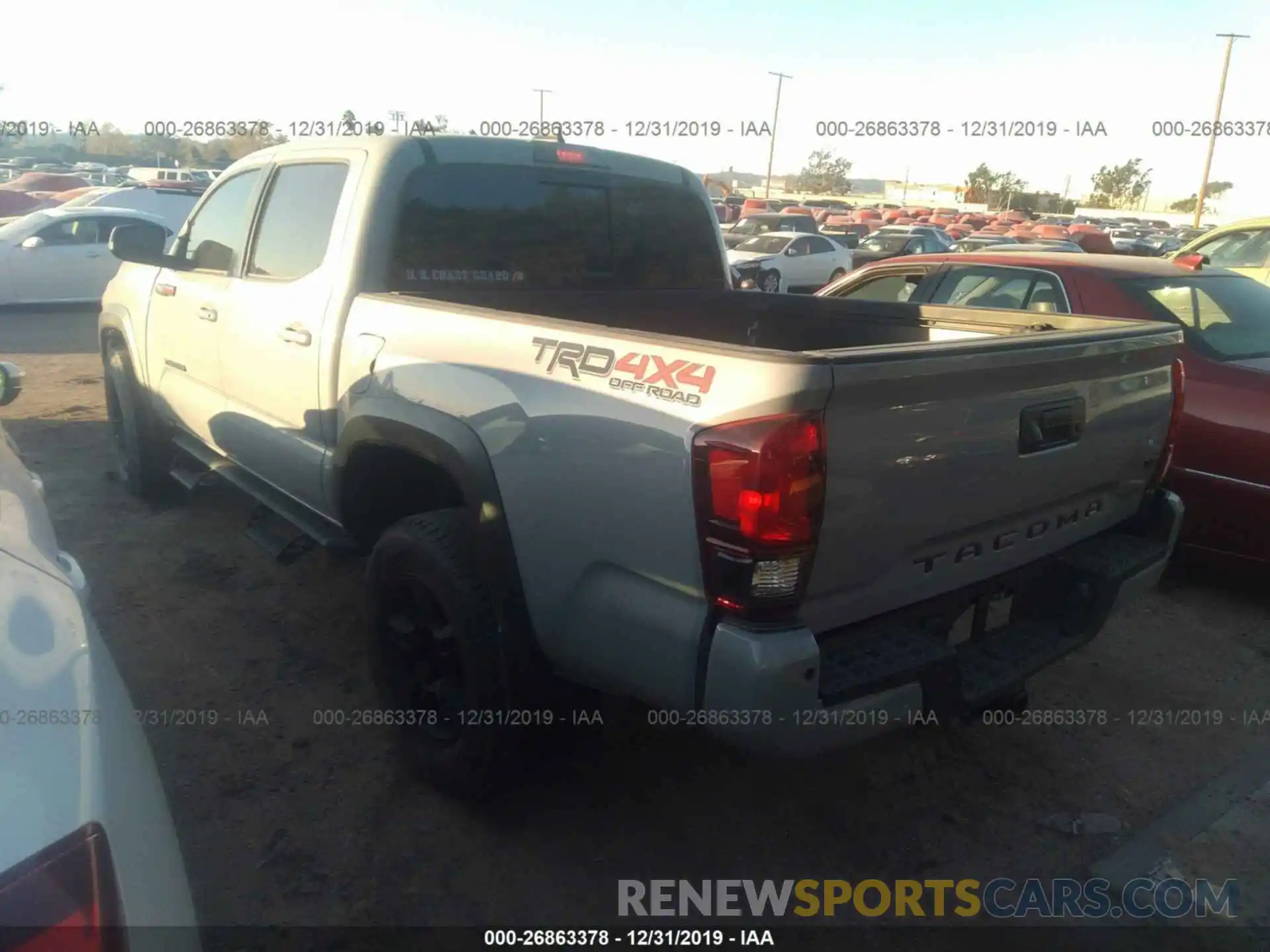 3 Photograph of a damaged car 3TMCZ5AN7KM206197 TOYOTA TACOMA 2019