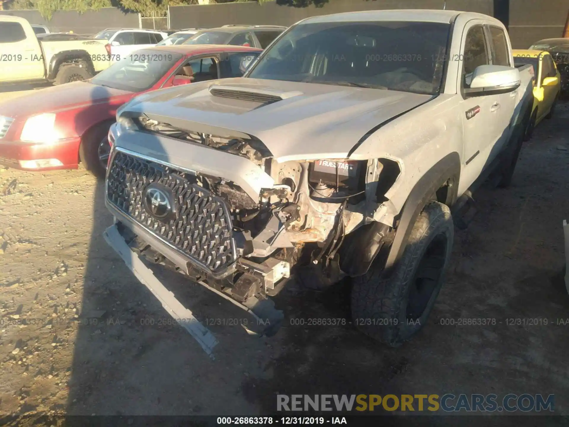 6 Photograph of a damaged car 3TMCZ5AN7KM206197 TOYOTA TACOMA 2019