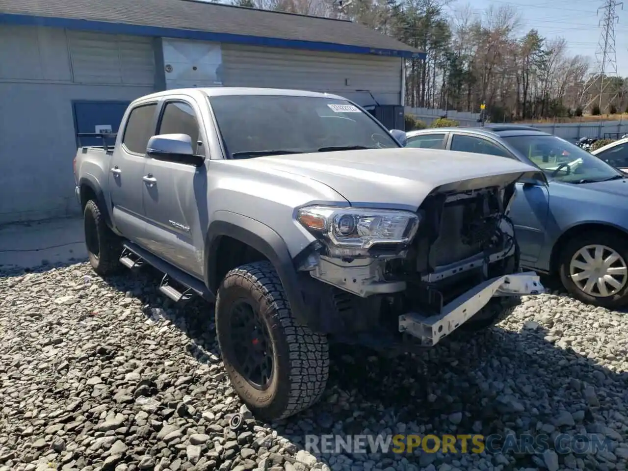 1 Photograph of a damaged car 3TMCZ5AN7KM207270 TOYOTA TACOMA 2019