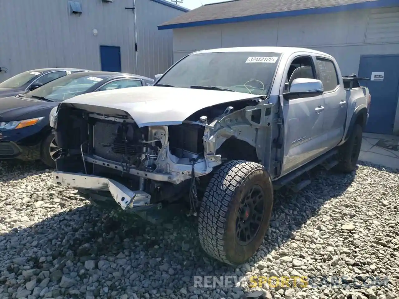 2 Photograph of a damaged car 3TMCZ5AN7KM207270 TOYOTA TACOMA 2019