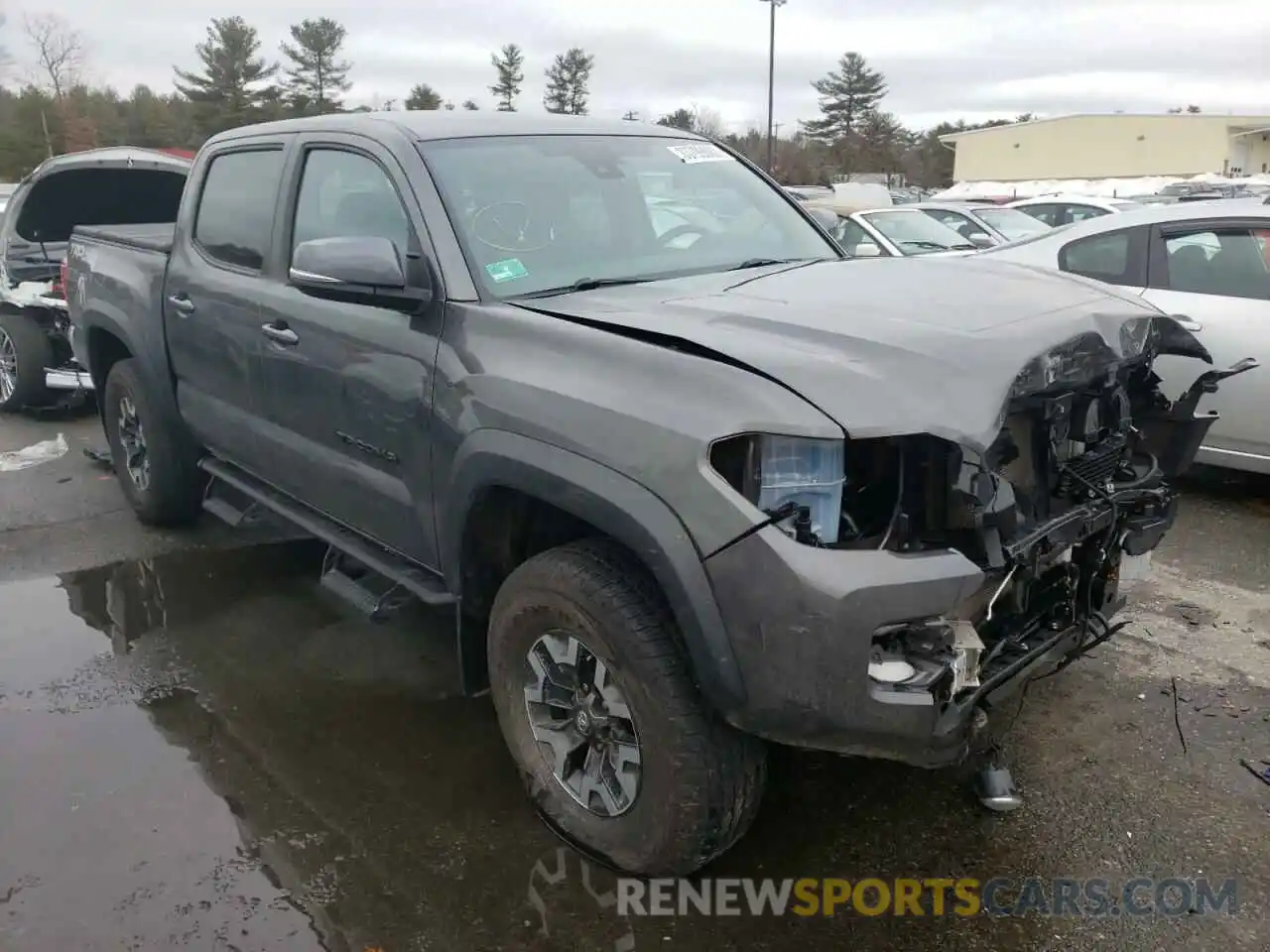 1 Photograph of a damaged car 3TMCZ5AN7KM212274 TOYOTA TACOMA 2019