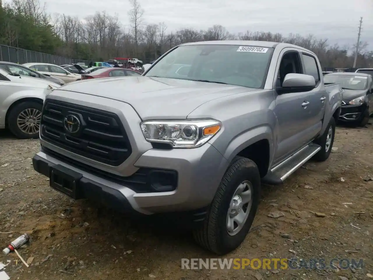 2 Photograph of a damaged car 3TMCZ5AN7KM217023 TOYOTA TACOMA 2019