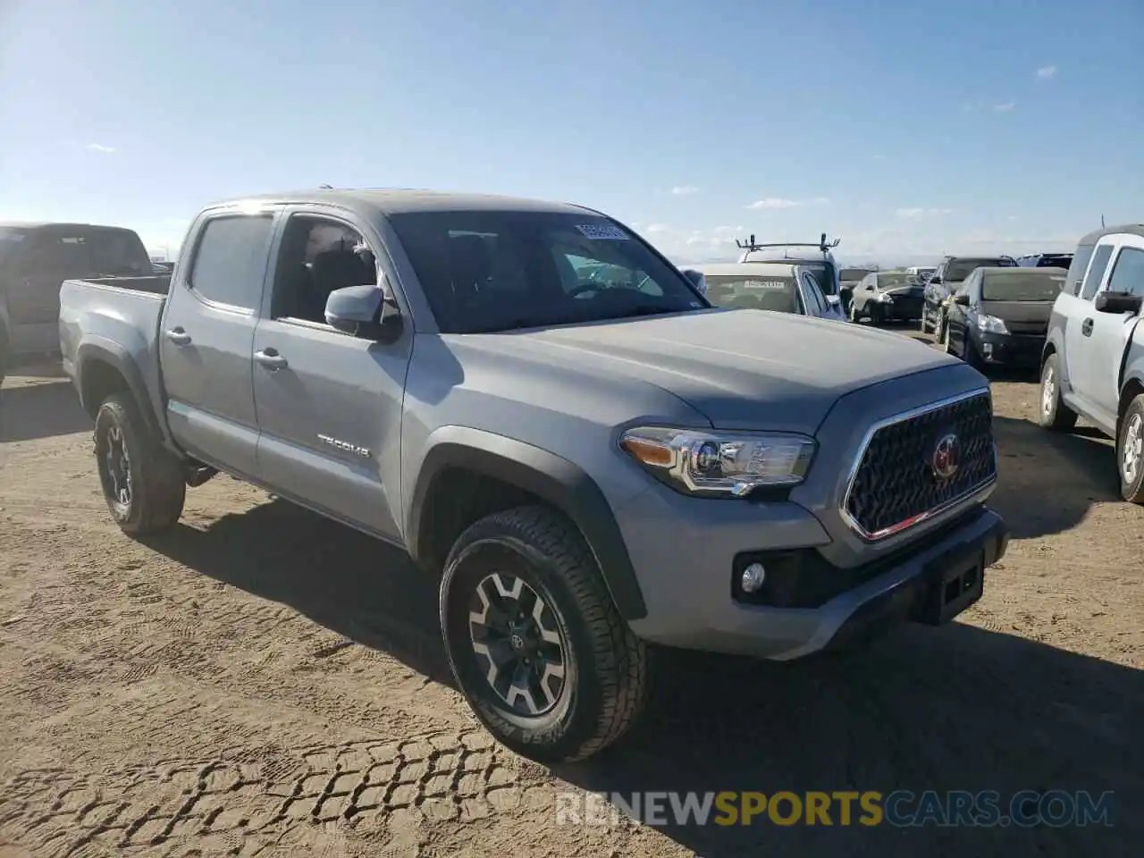 1 Photograph of a damaged car 3TMCZ5AN7KM219886 TOYOTA TACOMA 2019