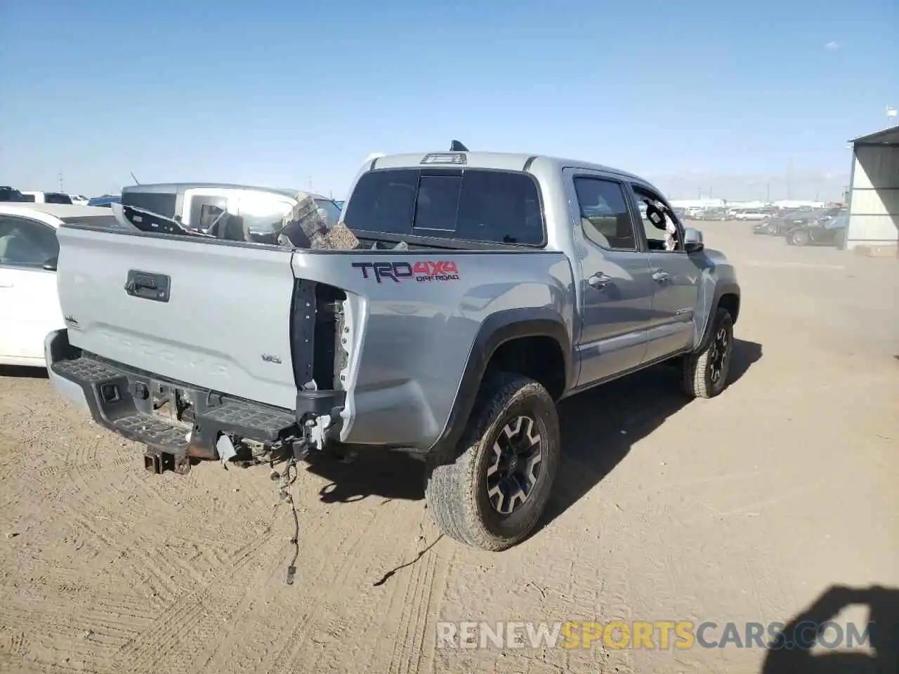 4 Photograph of a damaged car 3TMCZ5AN7KM219886 TOYOTA TACOMA 2019