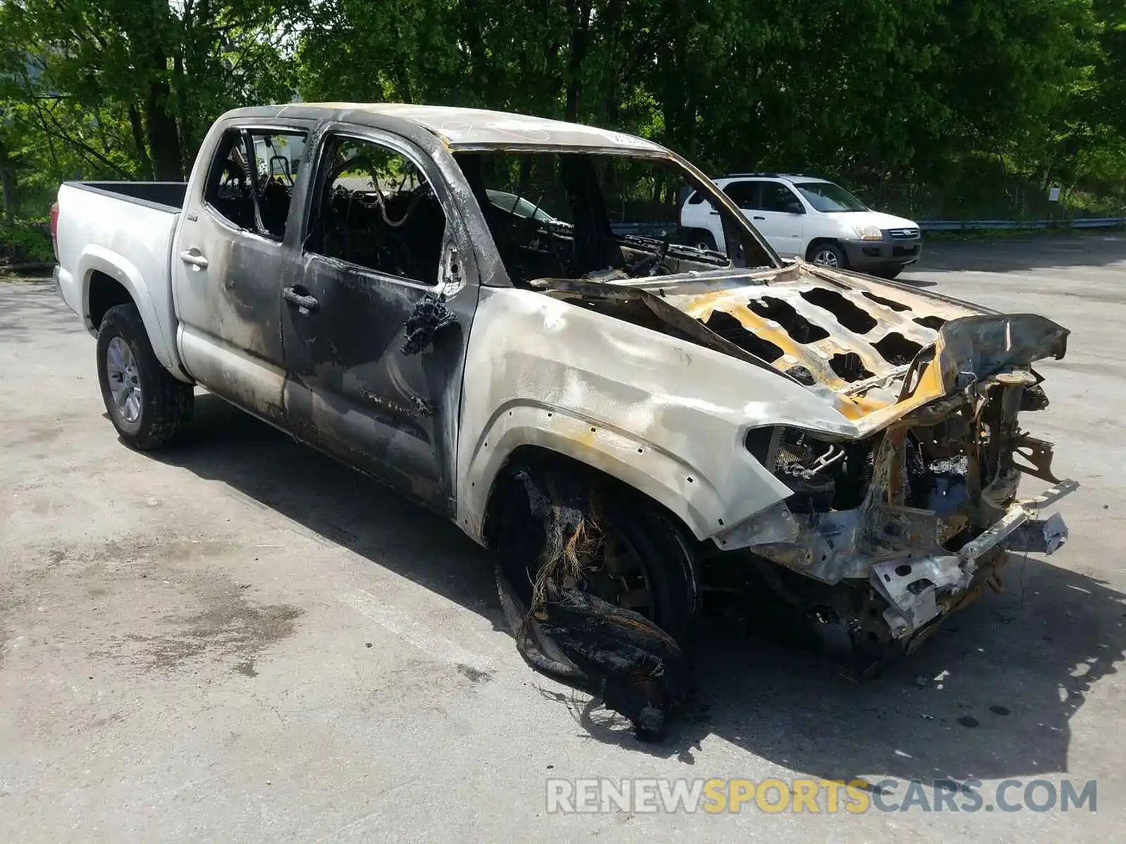 1 Photograph of a damaged car 3TMCZ5AN7KM221024 TOYOTA TACOMA 2019