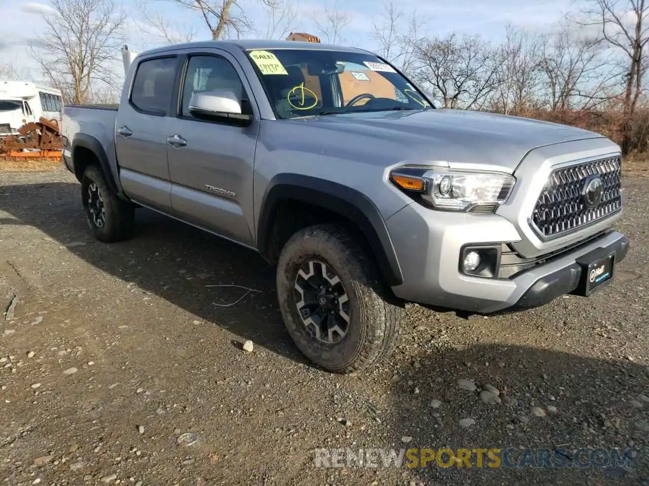 1 Photograph of a damaged car 3TMCZ5AN7KM222514 TOYOTA TACOMA 2019