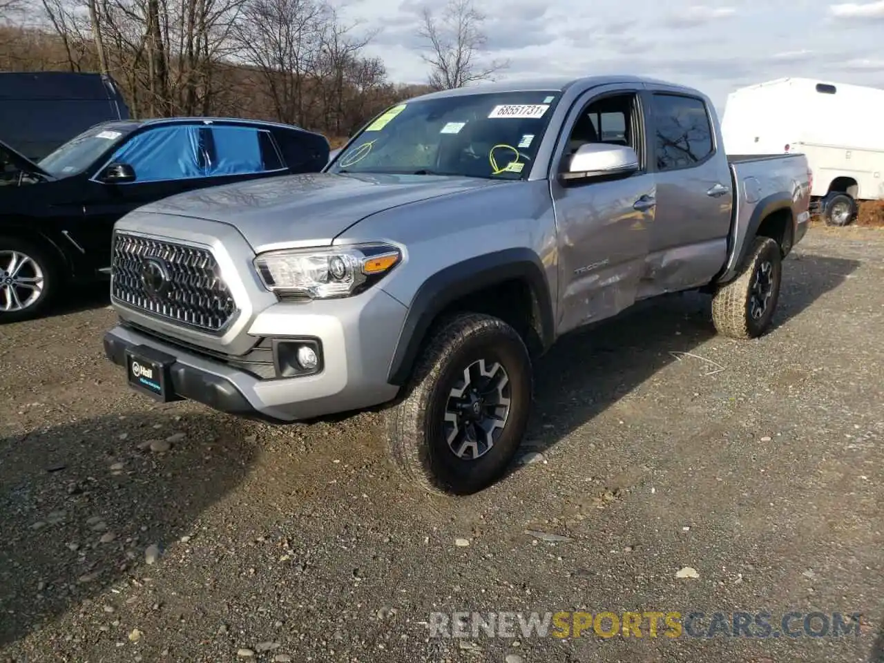 2 Photograph of a damaged car 3TMCZ5AN7KM222514 TOYOTA TACOMA 2019